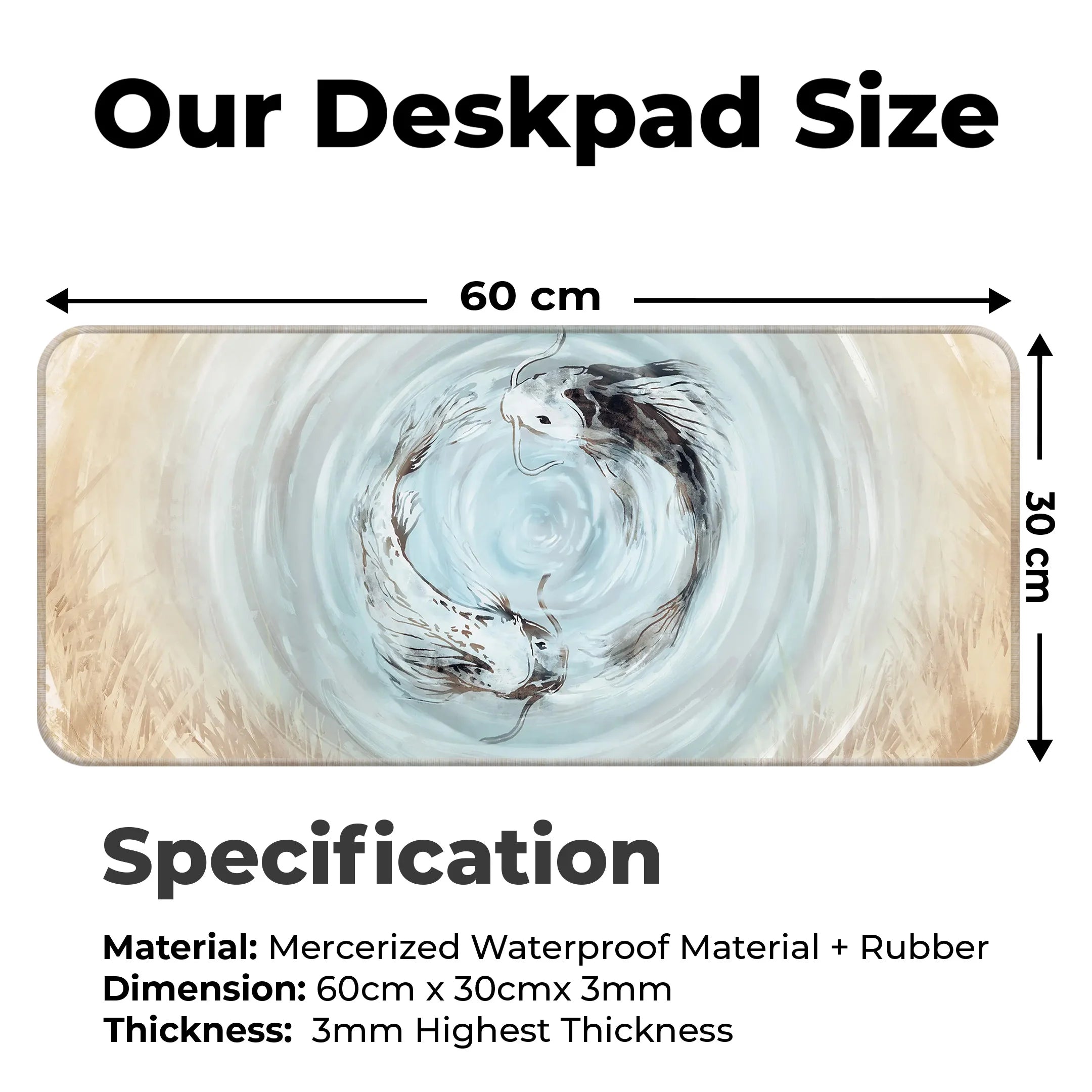 Roaming Fishes Deskmat