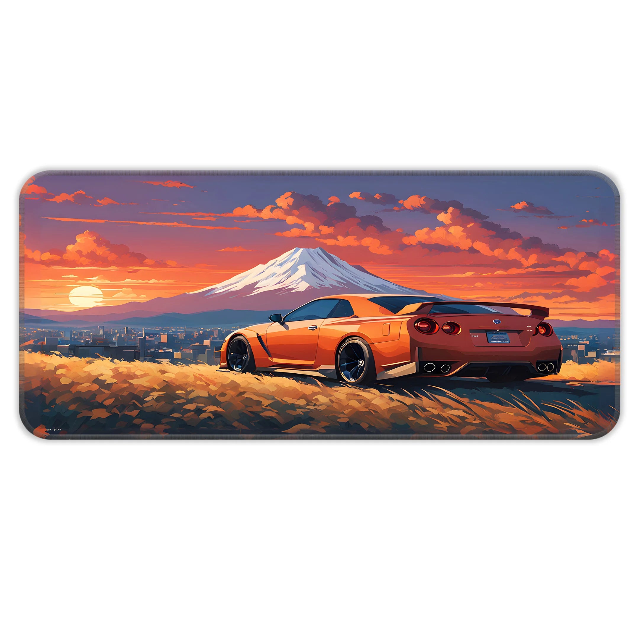 Nissan GTR Sunset Desk Mat