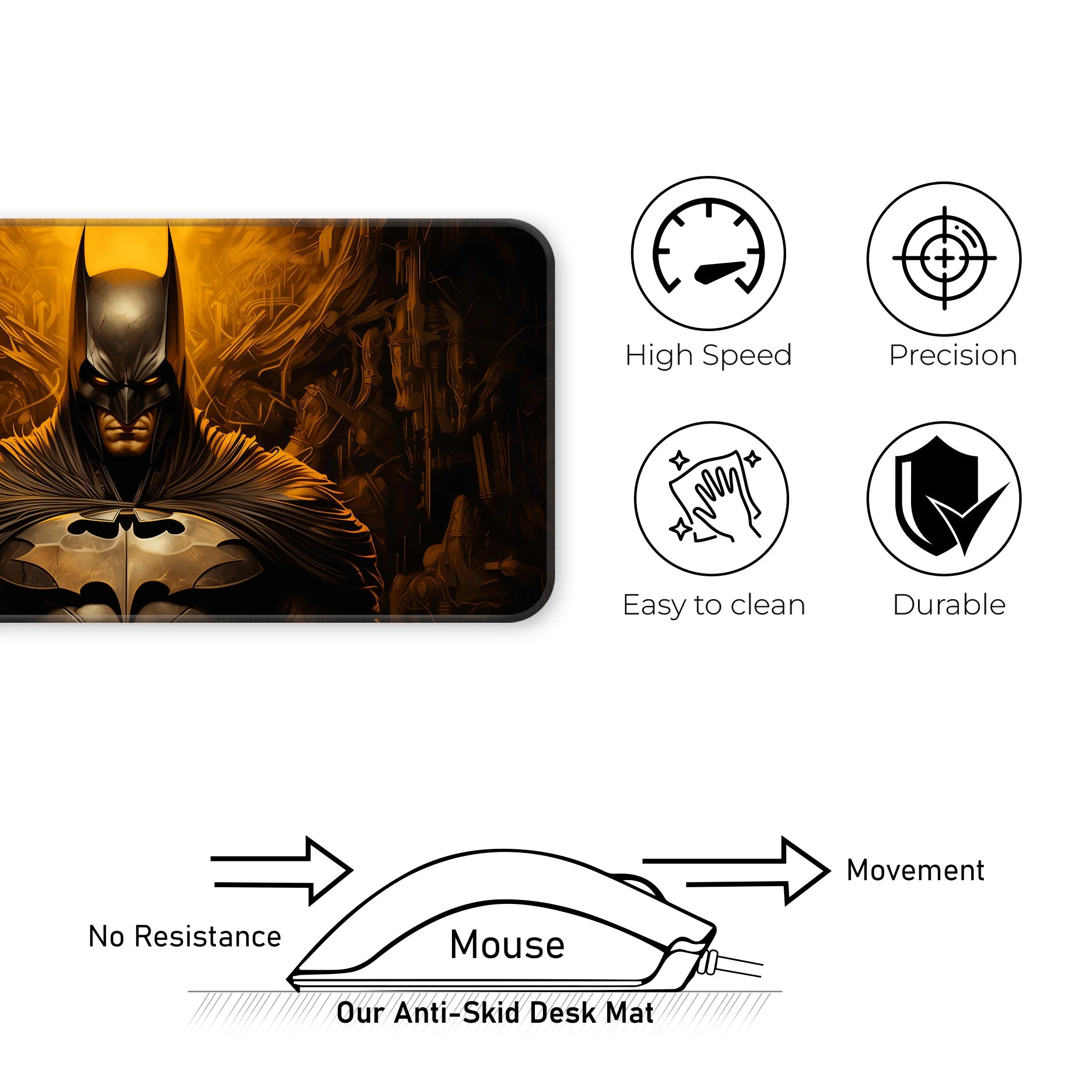 Dark Knight Vigilante Deskmat