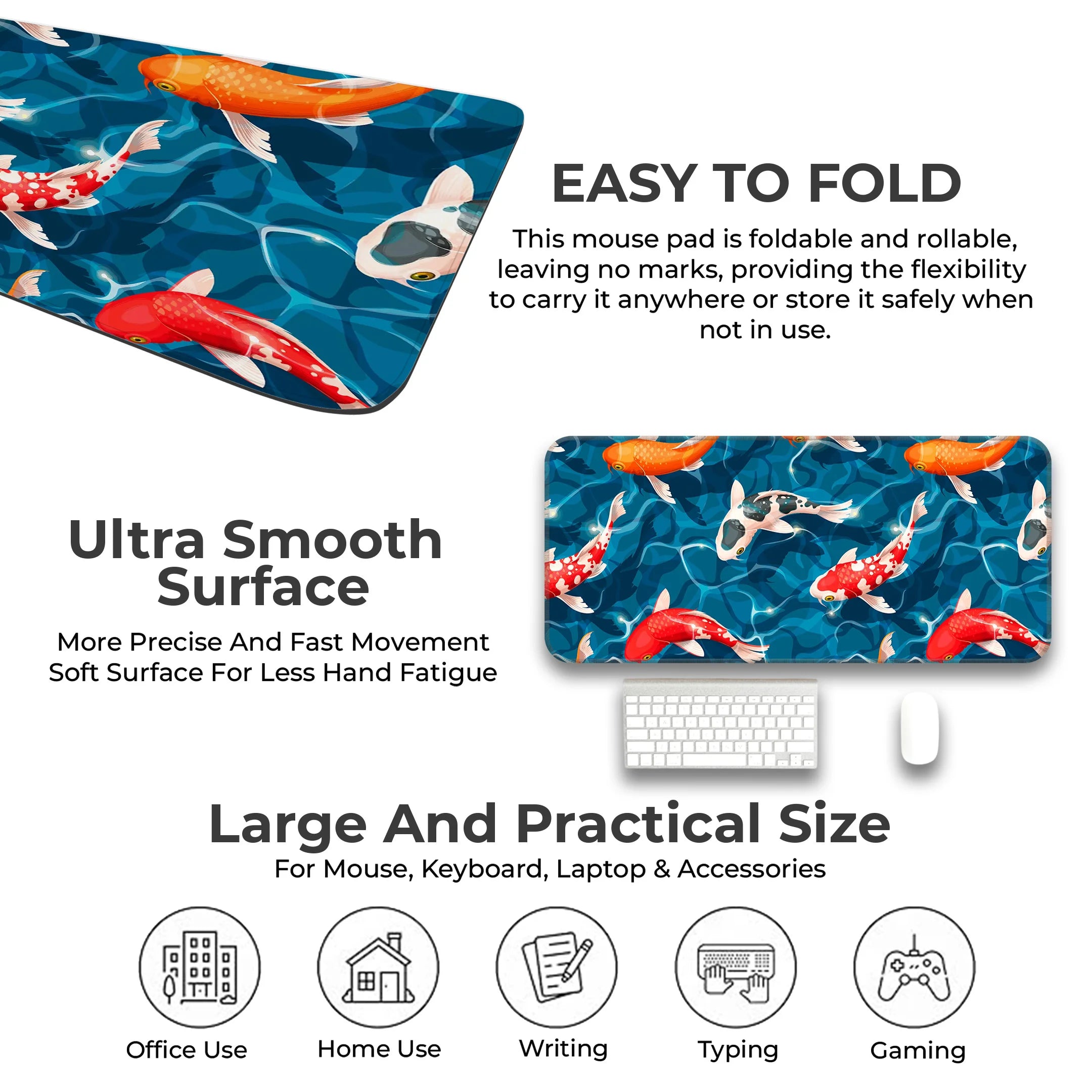 Koi Fish Deskmat