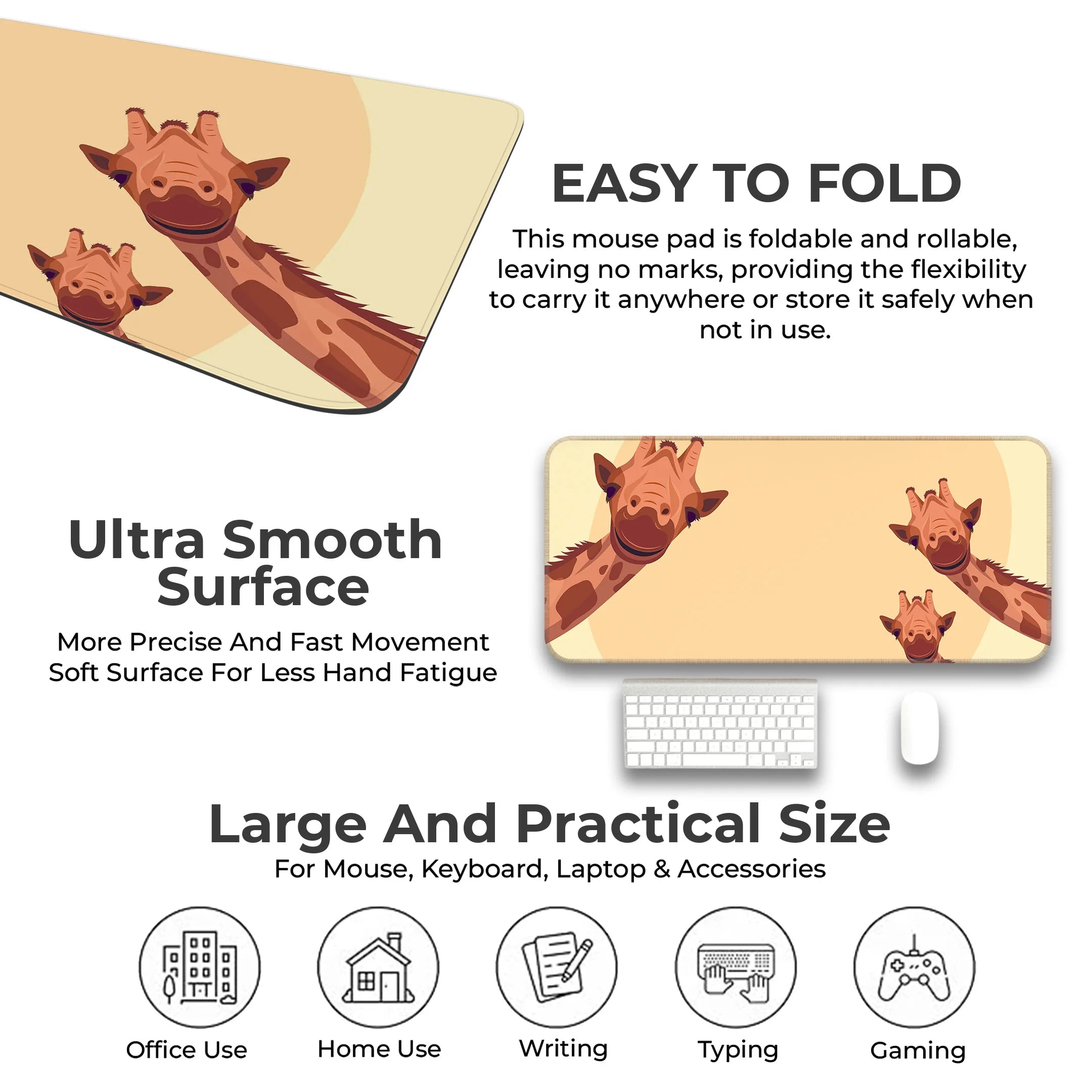 Giraffe Safari Deskmat