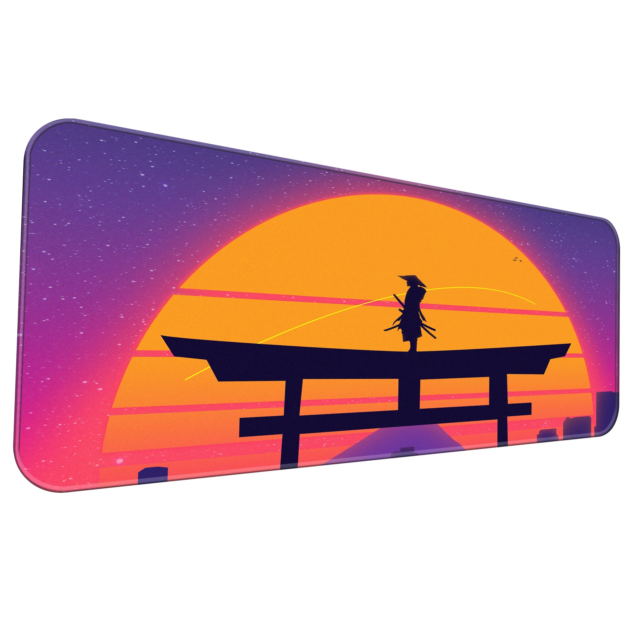 Samurai Sunset Deskmat