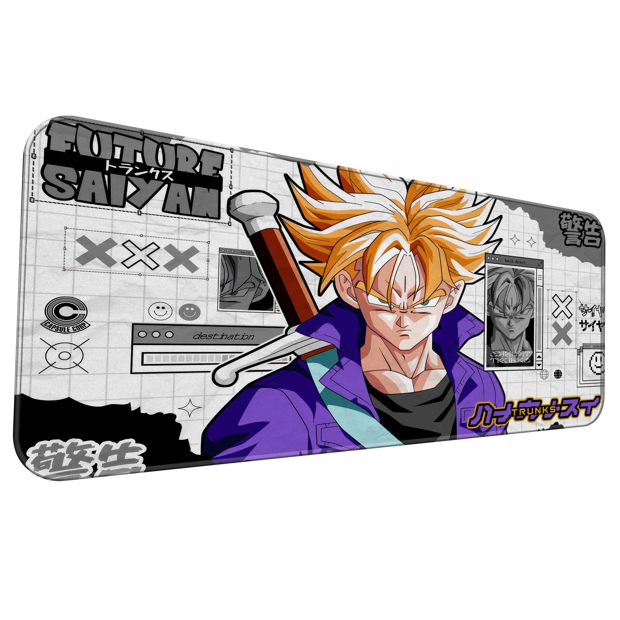 Future Trunks Saiyan Warrior Deskmat