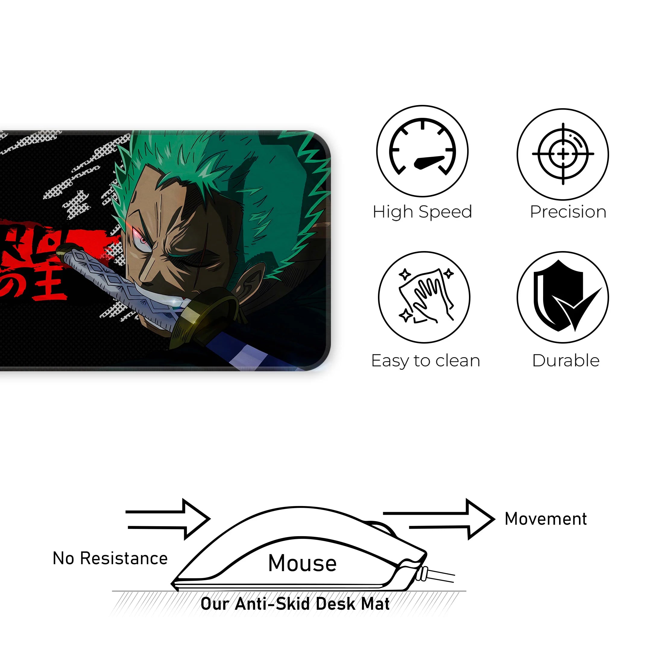 Roronoa Zoro Hell King Deskmat