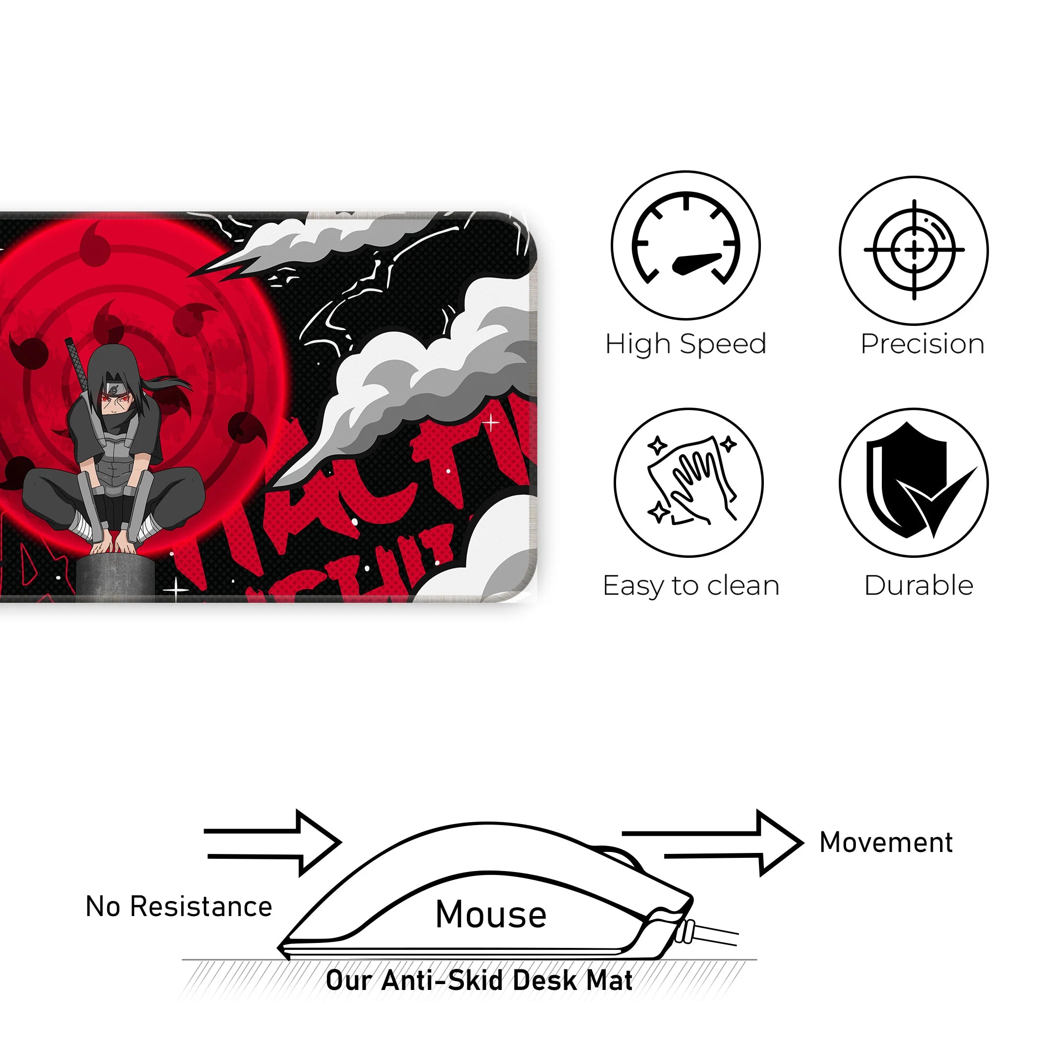 Itachi Uchiha Sharingan Deskmat