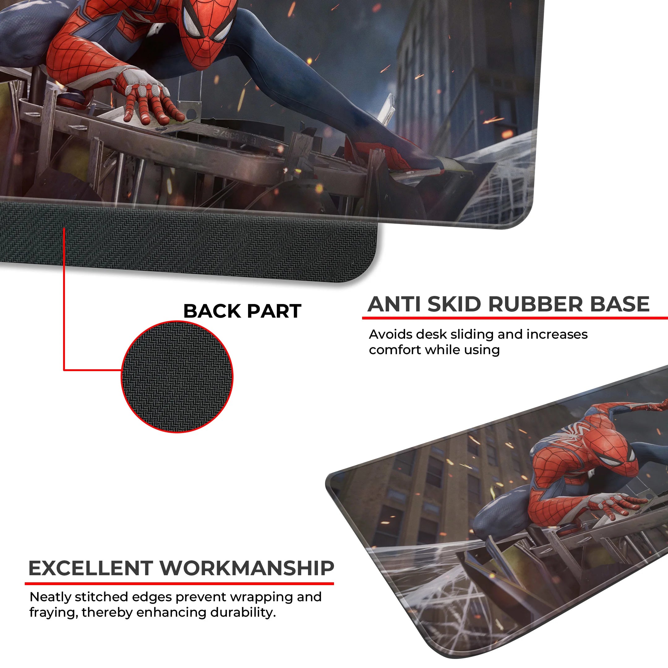 Spider-Man Heroic Leap Mat – Marvel Superhero Gaming Deskmat