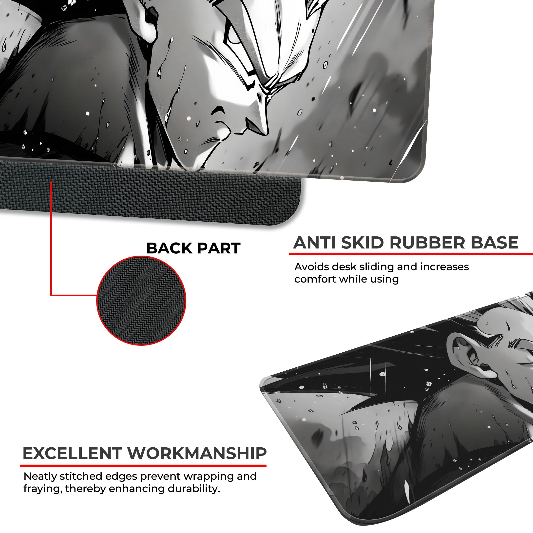 Dragon Ball Z Vegeta Intense Focus Deskmat