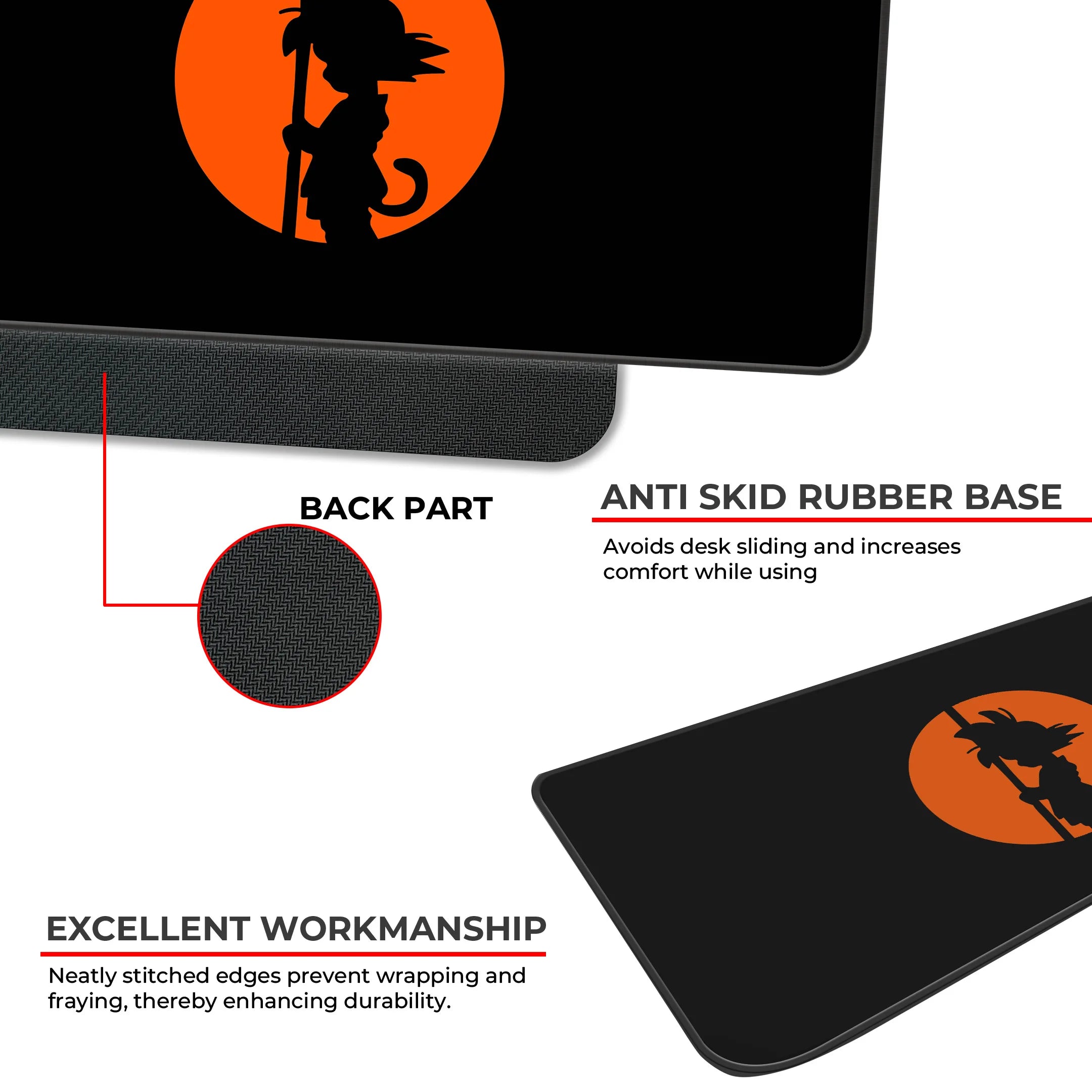 Son Goku Silhouette - Dragon Ball Deskmat