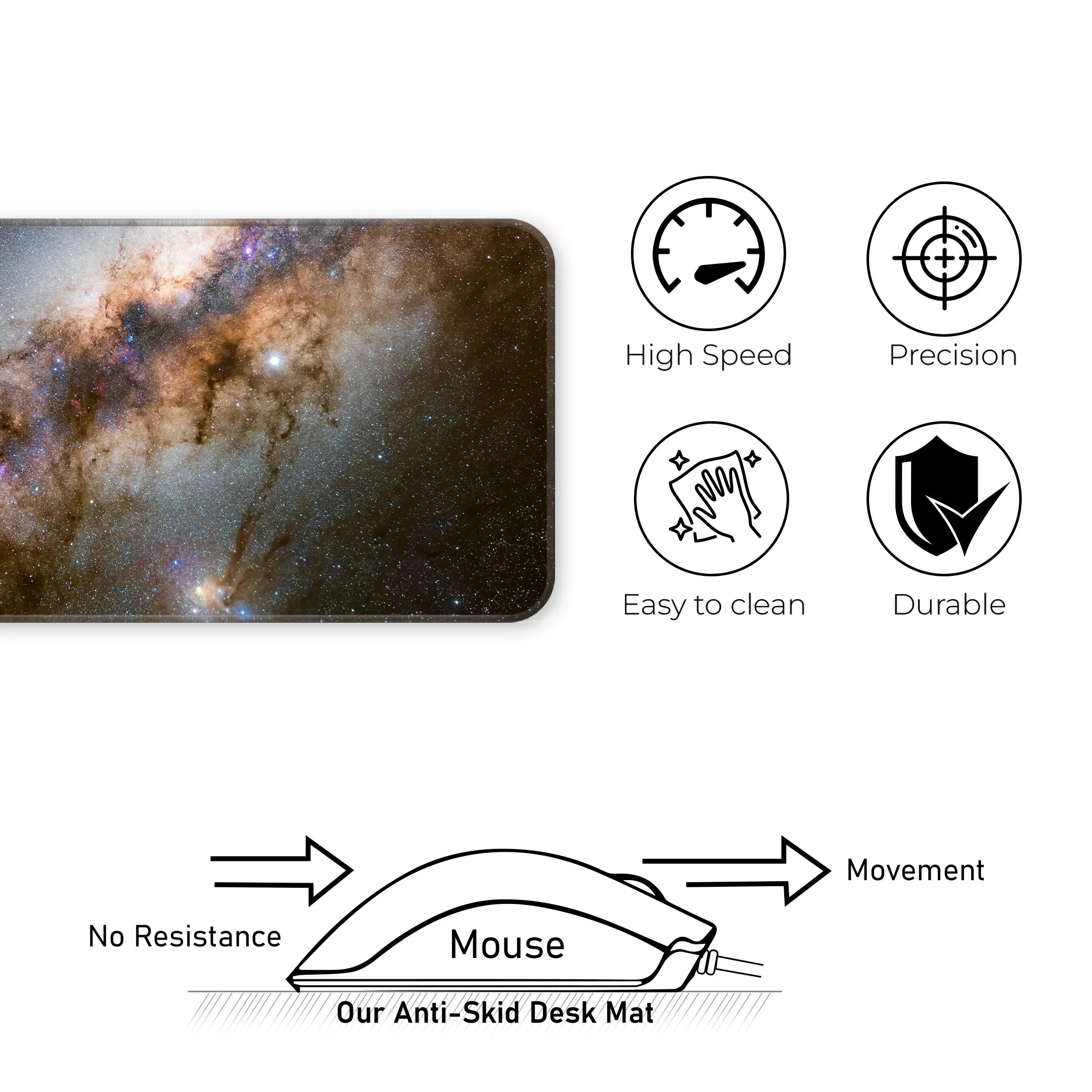 Spiral Galaxy Deskmat