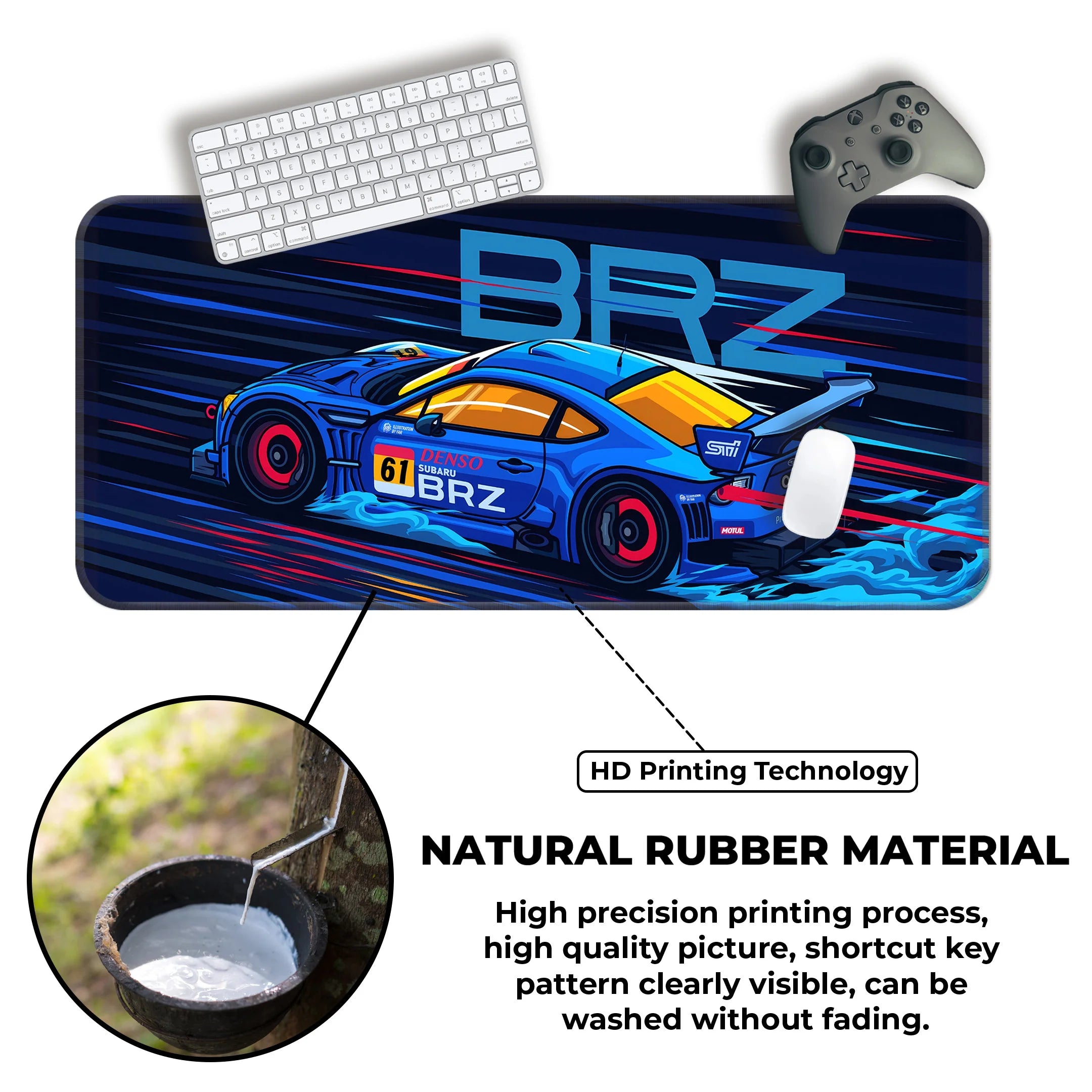 Subaru BRZ Deskmat