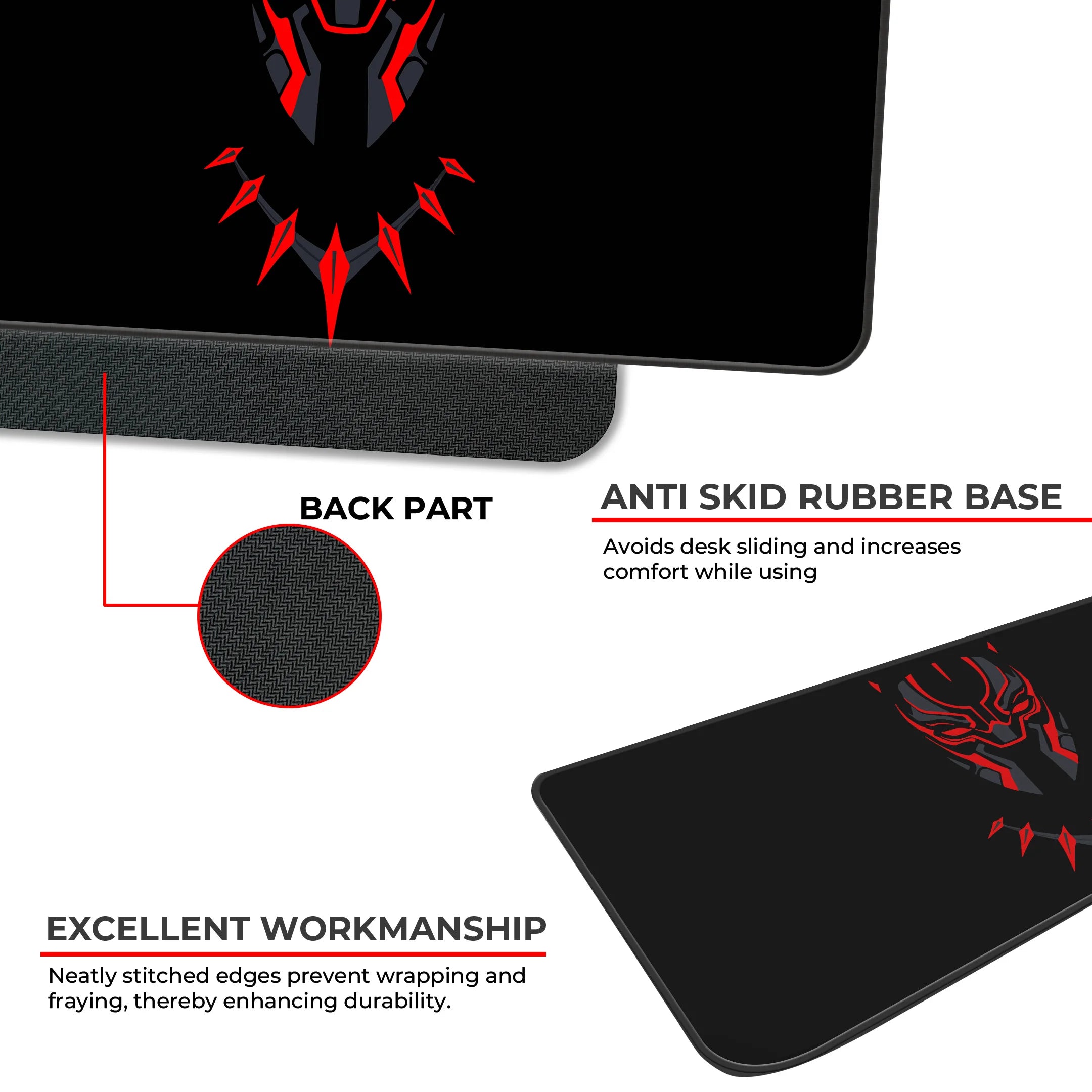 Black Panther Warrior Mat – Marvel Superhero Gaming Deskmat