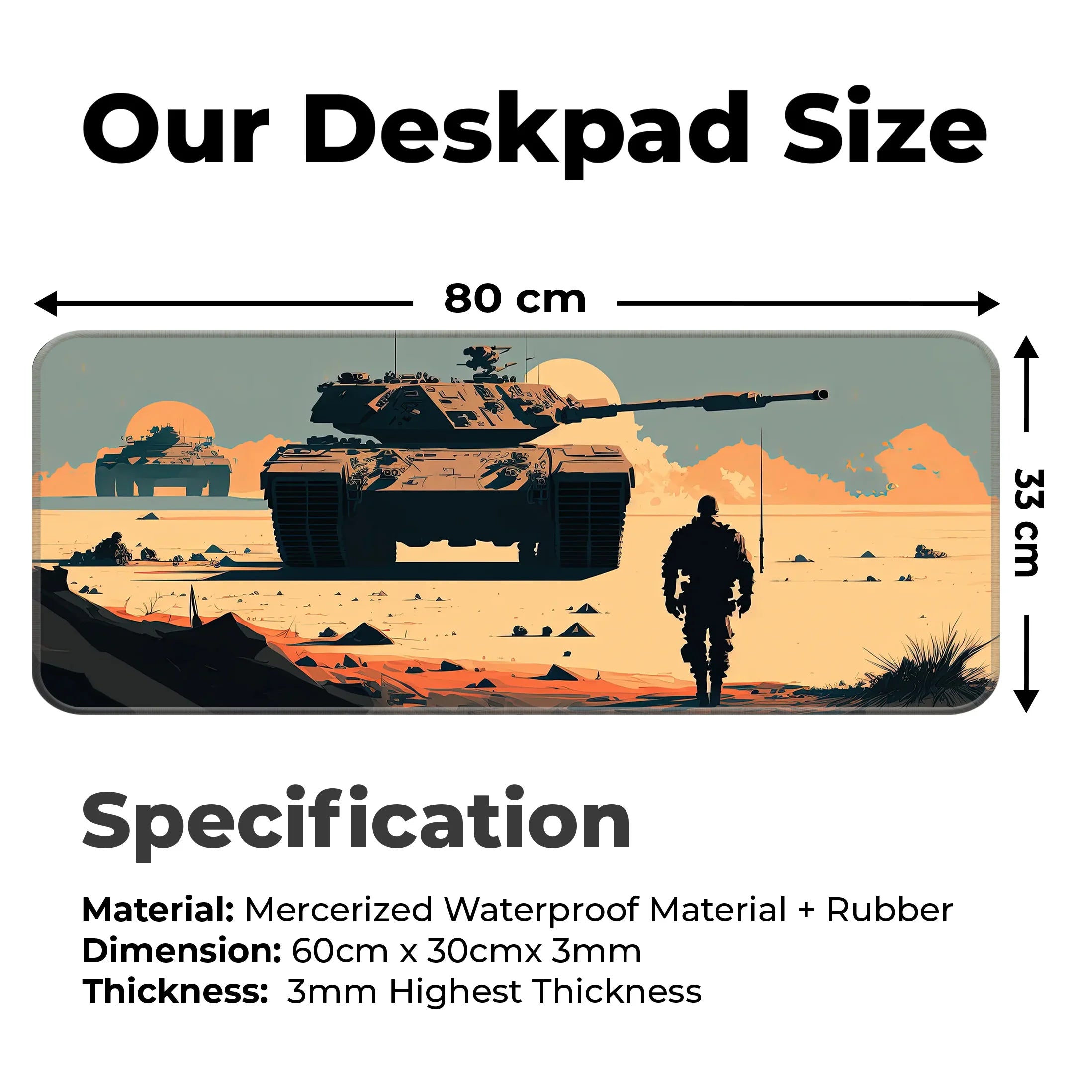 Art of war Design Deskmat