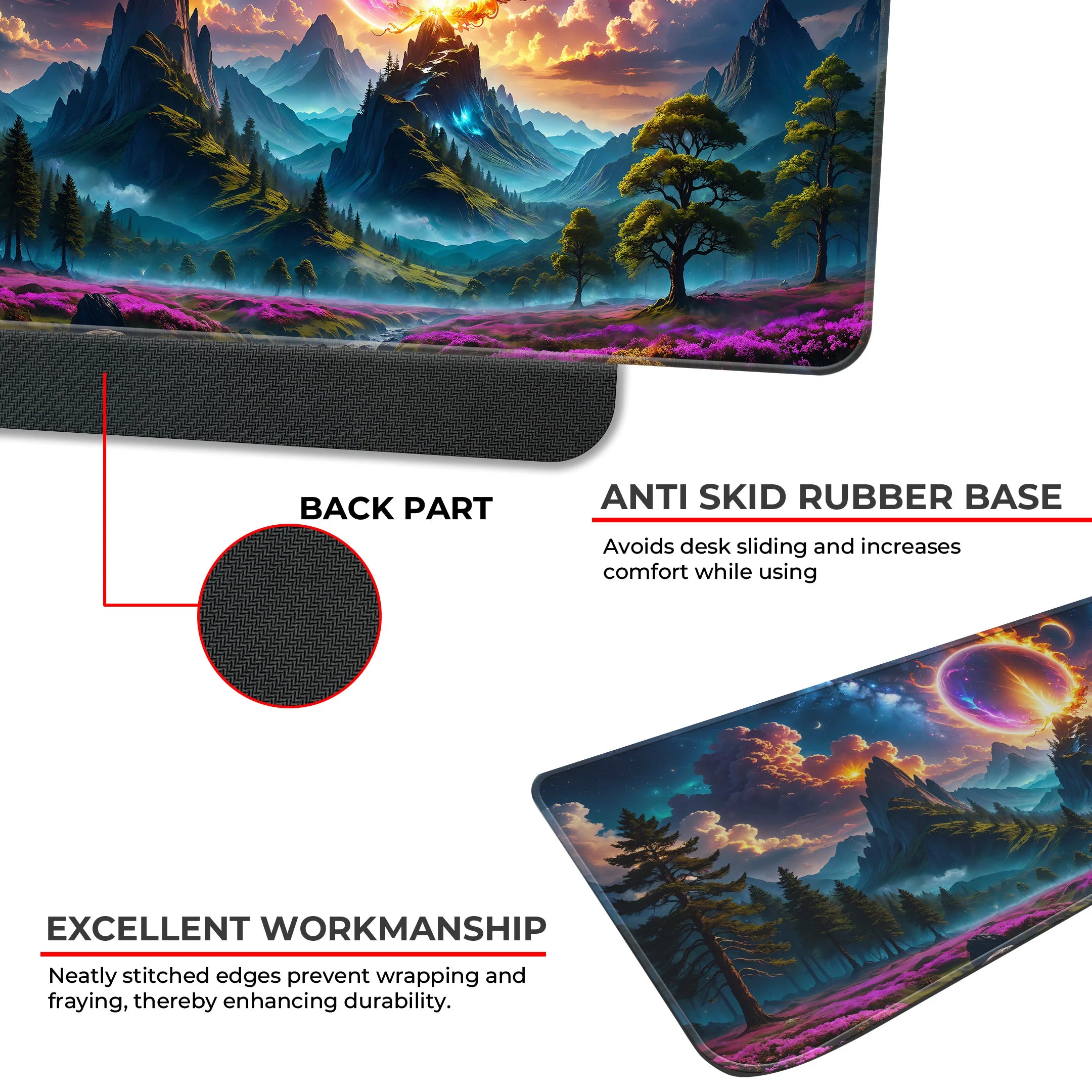 Cosmic Flames Fantasy Deskmat