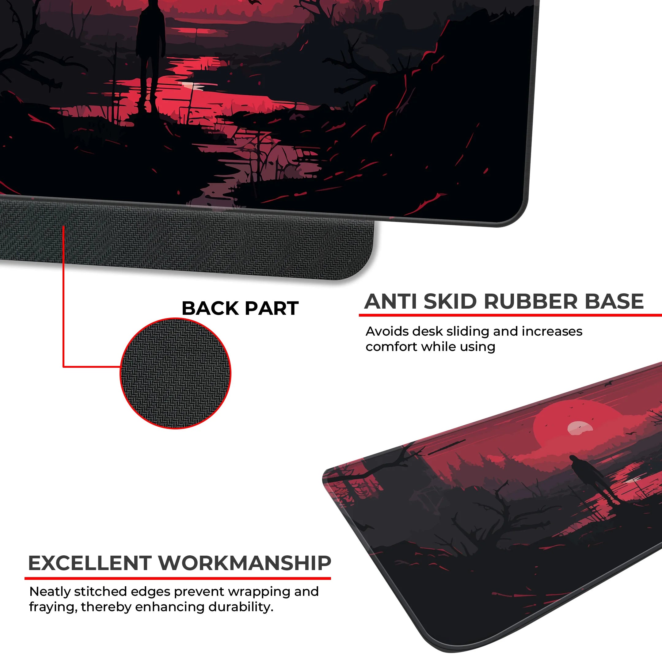 Crimson Twilight Apocalypse Deskmat