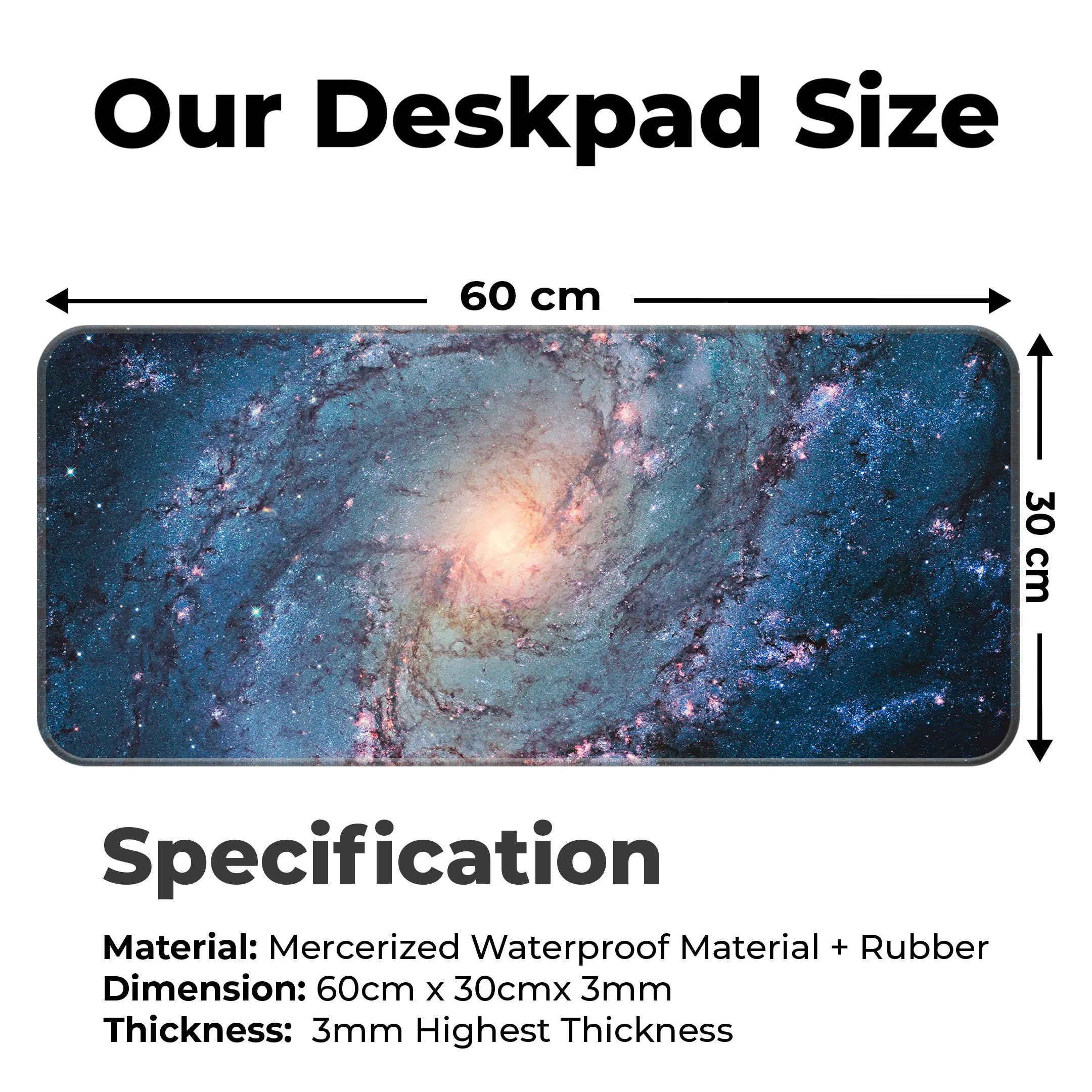 Spiral Galaxy Deskmat