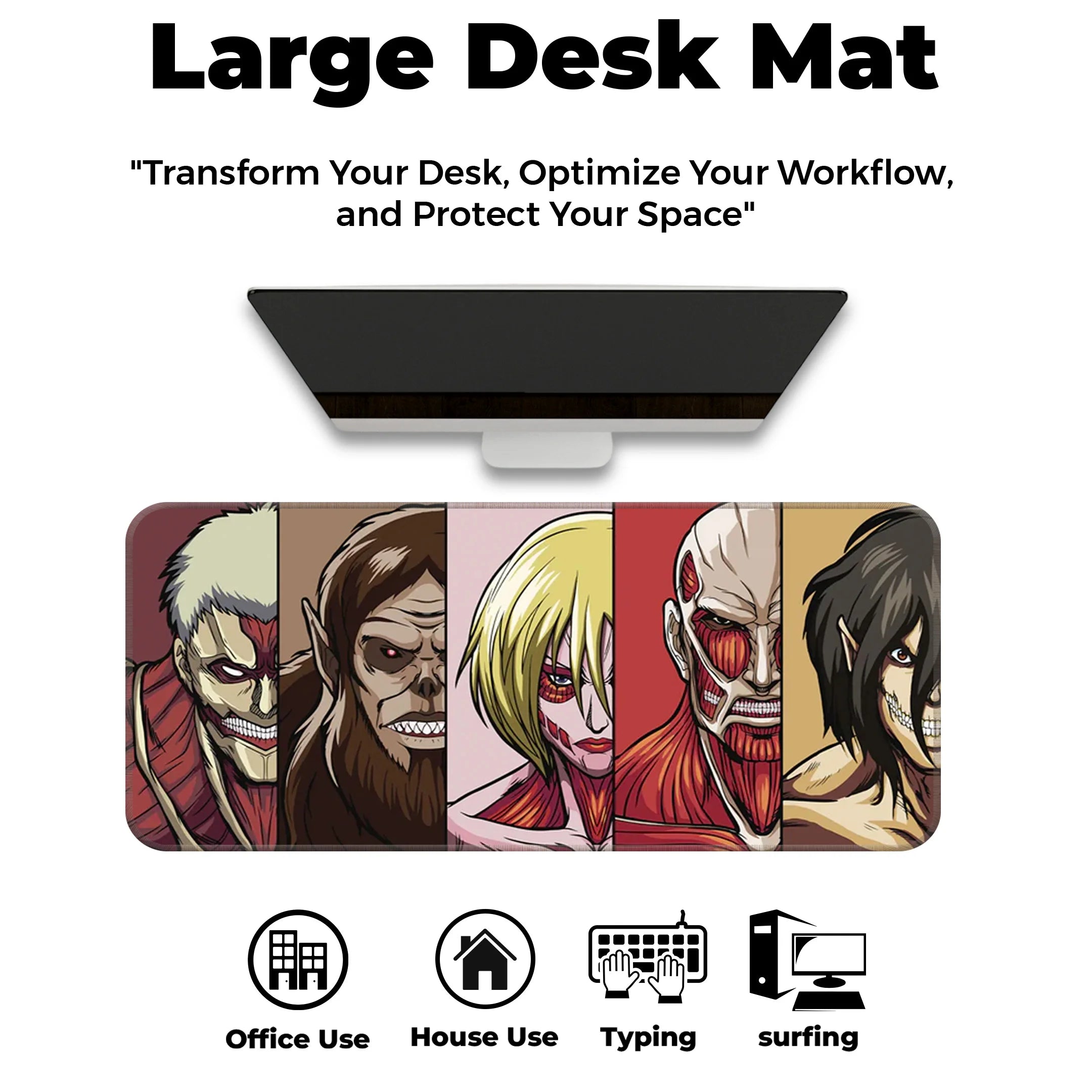 Space Characters Deskmat