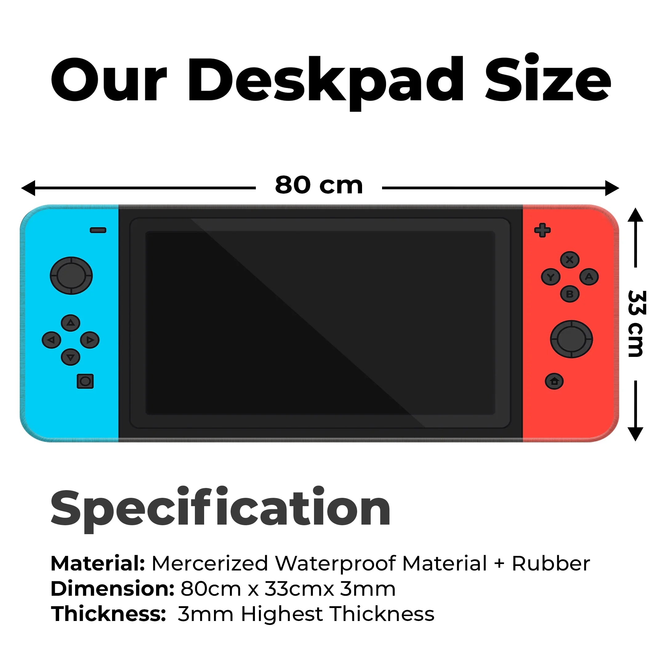 Switch Console Deskmat