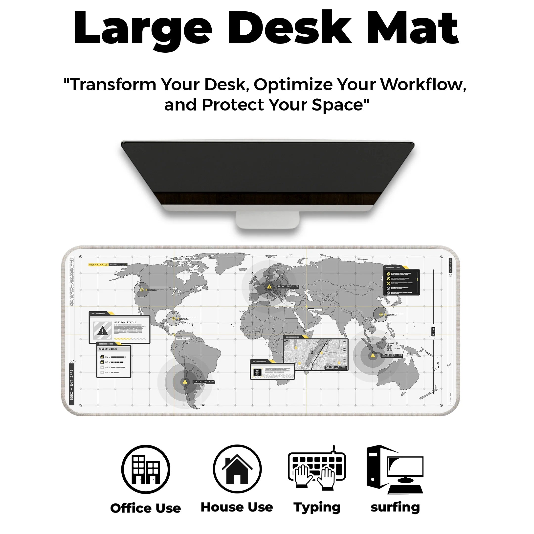 World Map Deskmat