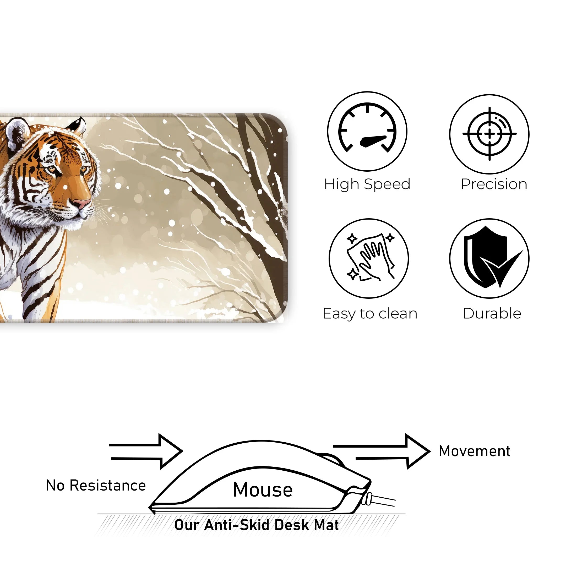 Tiger Sun Deskmat