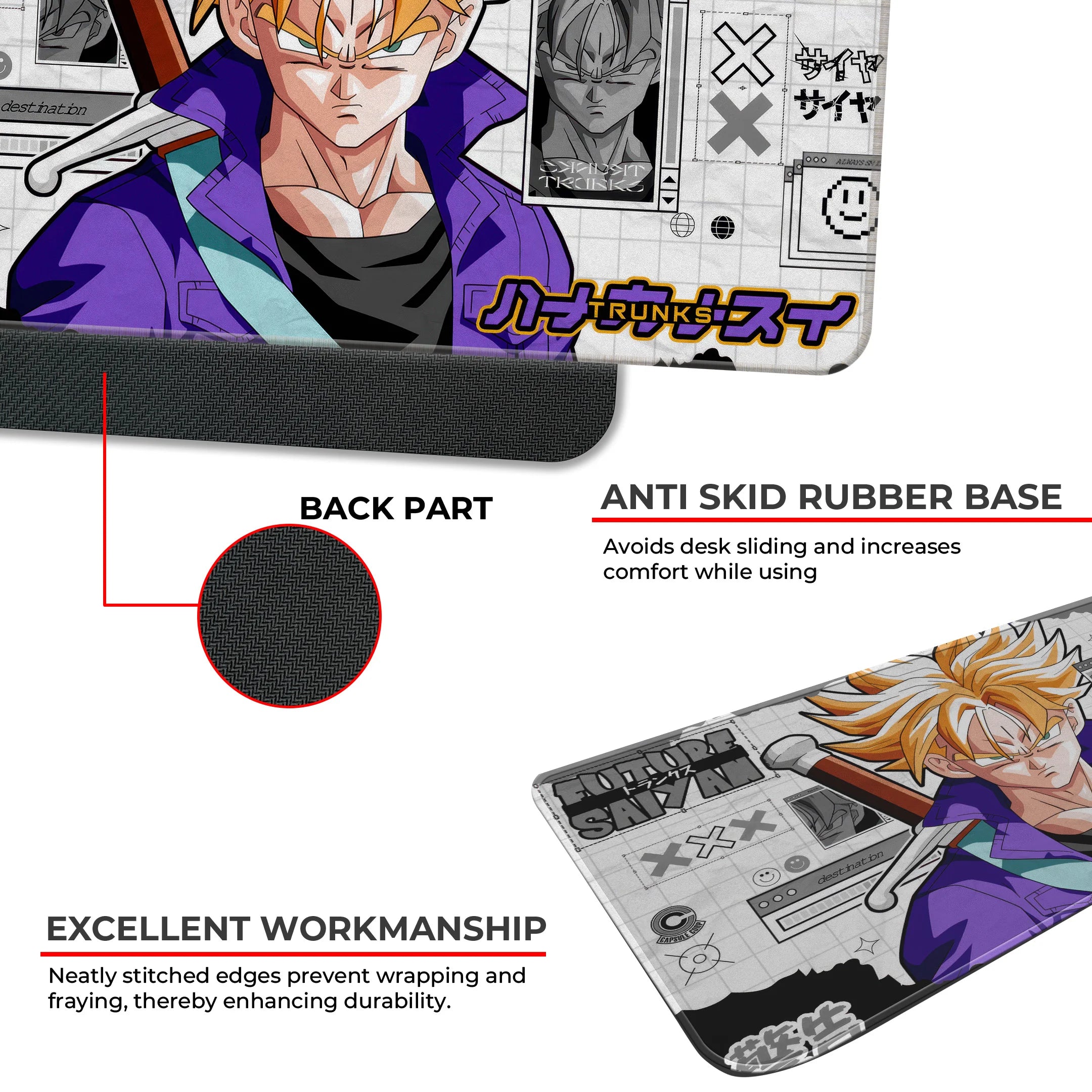 Future Trunks Saiyan Warrior Deskmat