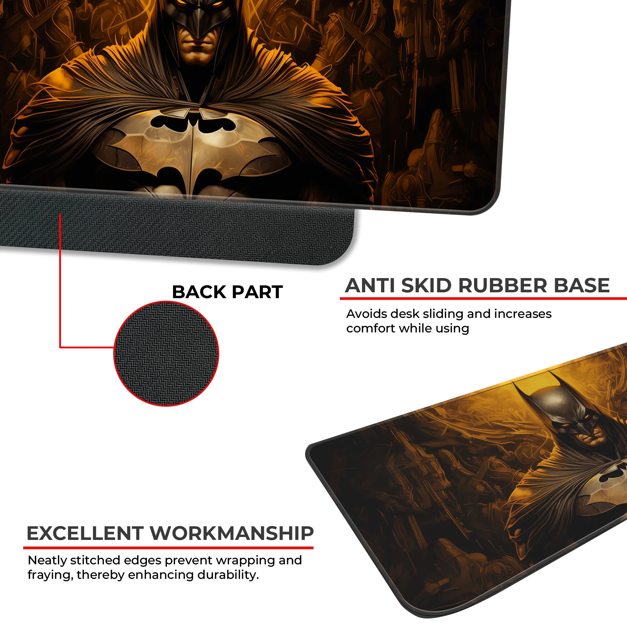 Dark Knight Vigilante Deskmat