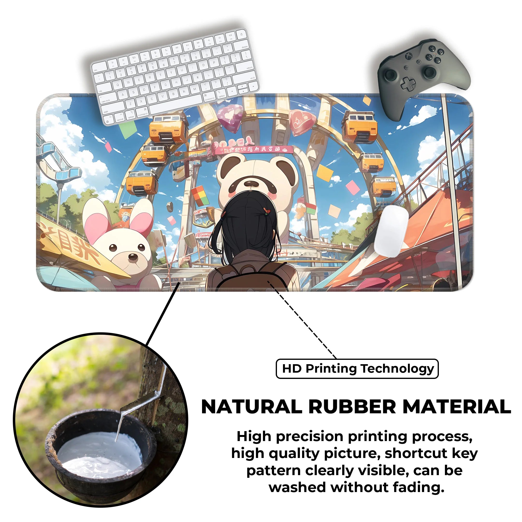 Kawai Amusement Girl Deskmat