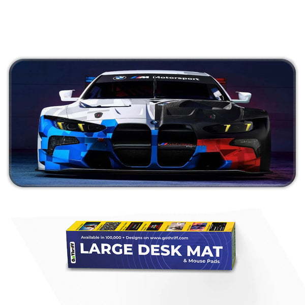 BMW M4 GT3 Motorsport Front View Deskmat