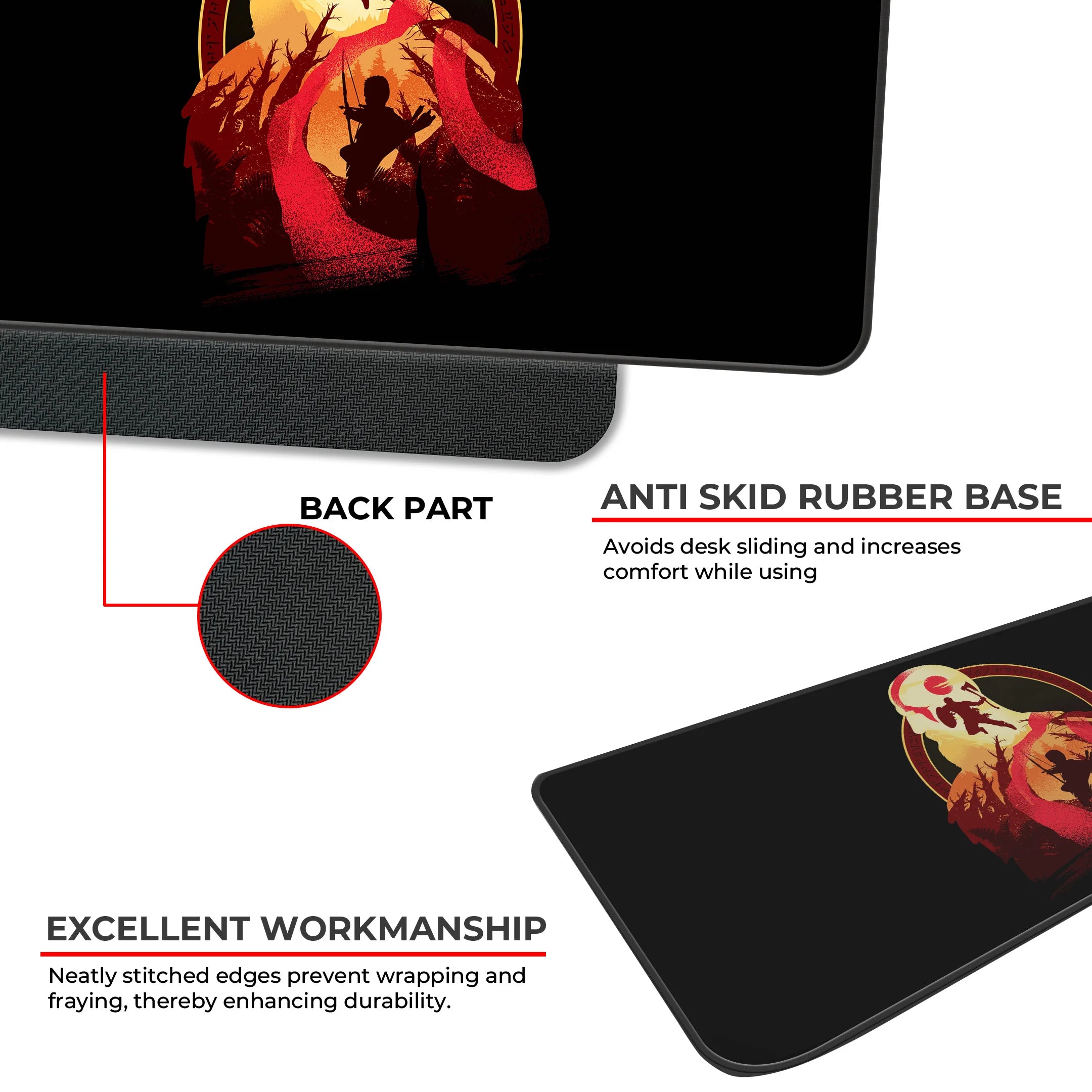 God of War Kratos Battle Deskmat