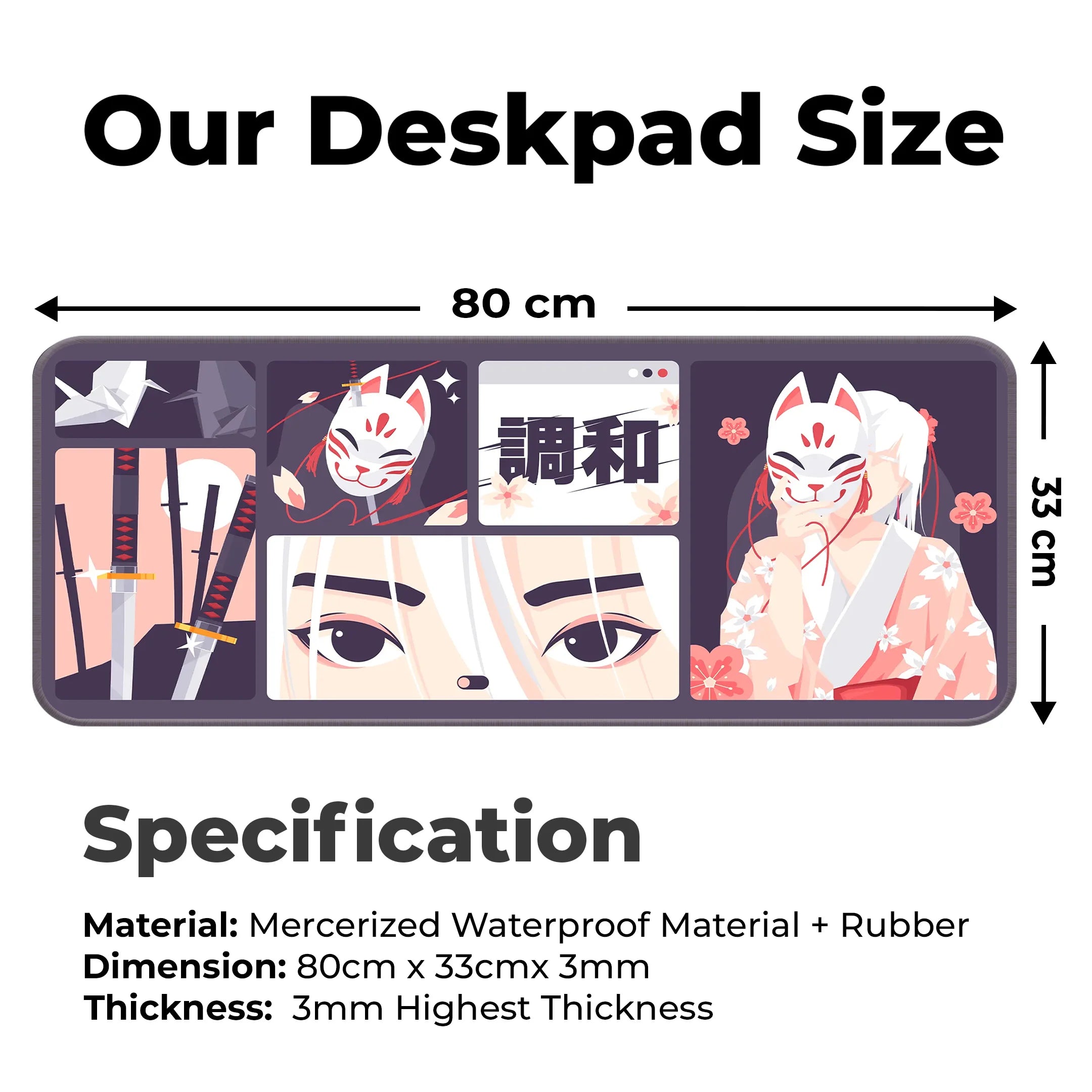 Cat girl Deskmat