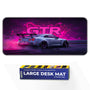 Nissan GT-R Drift Neon Pink Deskmat