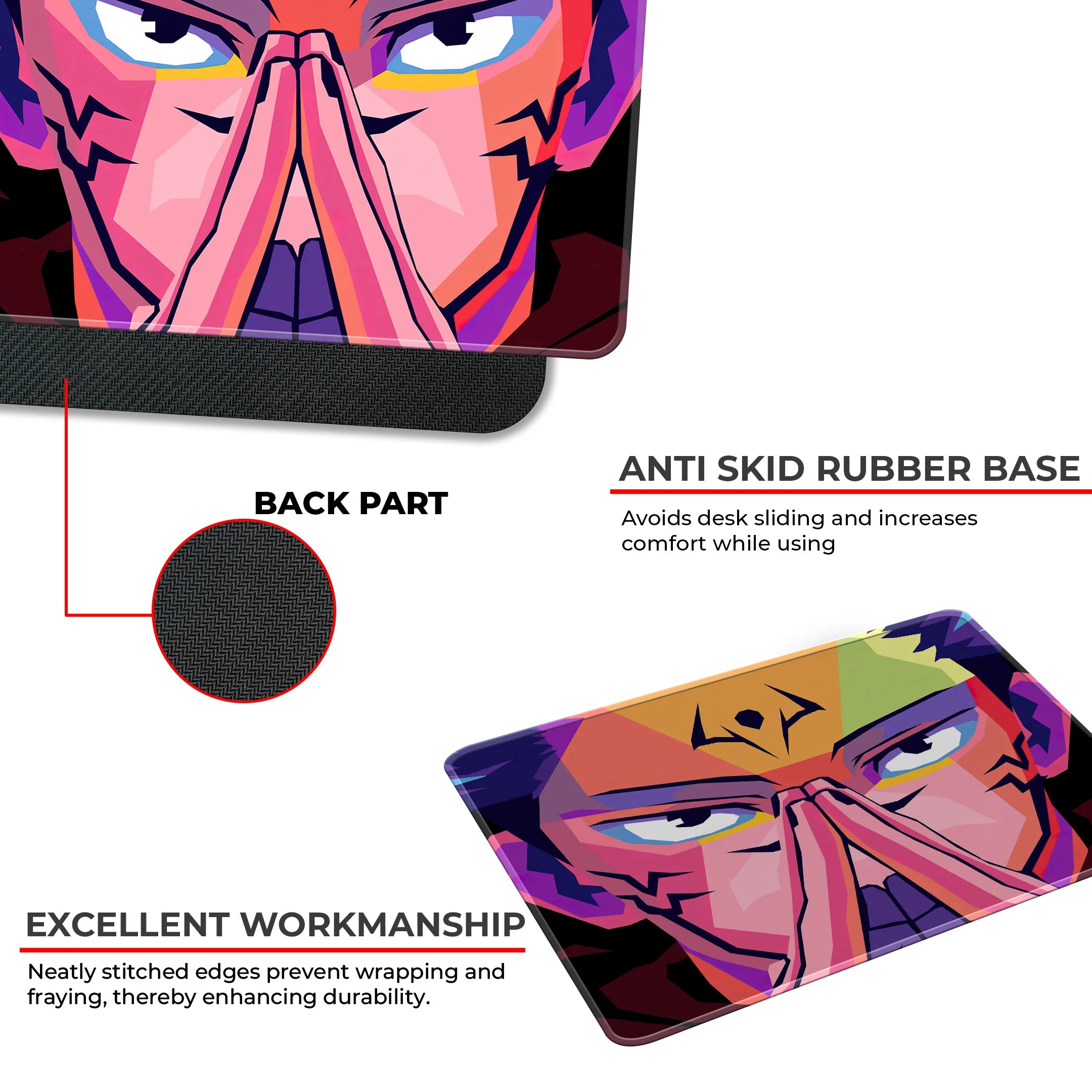 Sukuna Cursed Energy – Jujutsu Kaisen Anime Gaming Mousepad