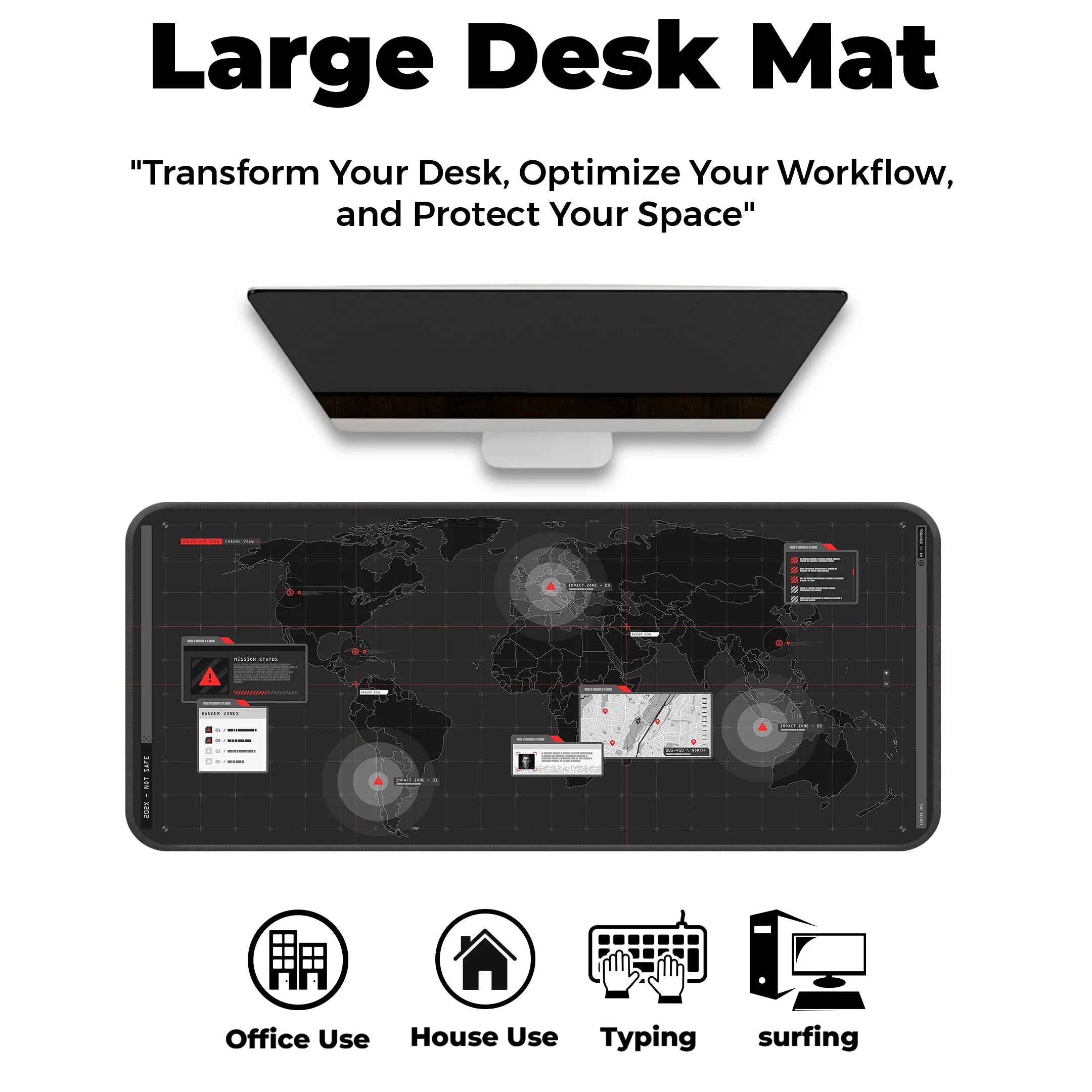 World Map Deskmat