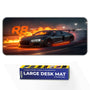 Audi R8 Flames Night Racing Deskmat