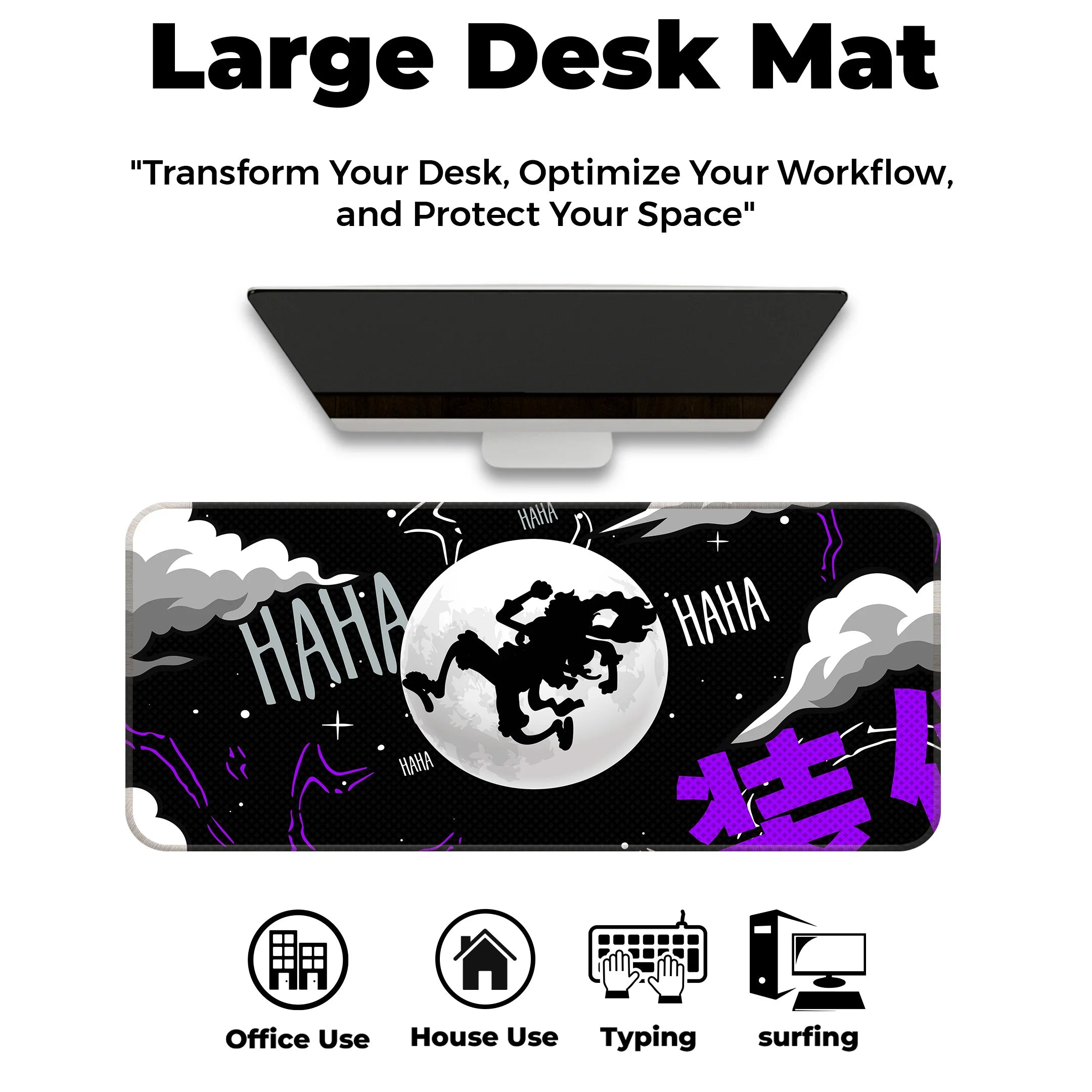 Laughing Moon Anime Deskmat