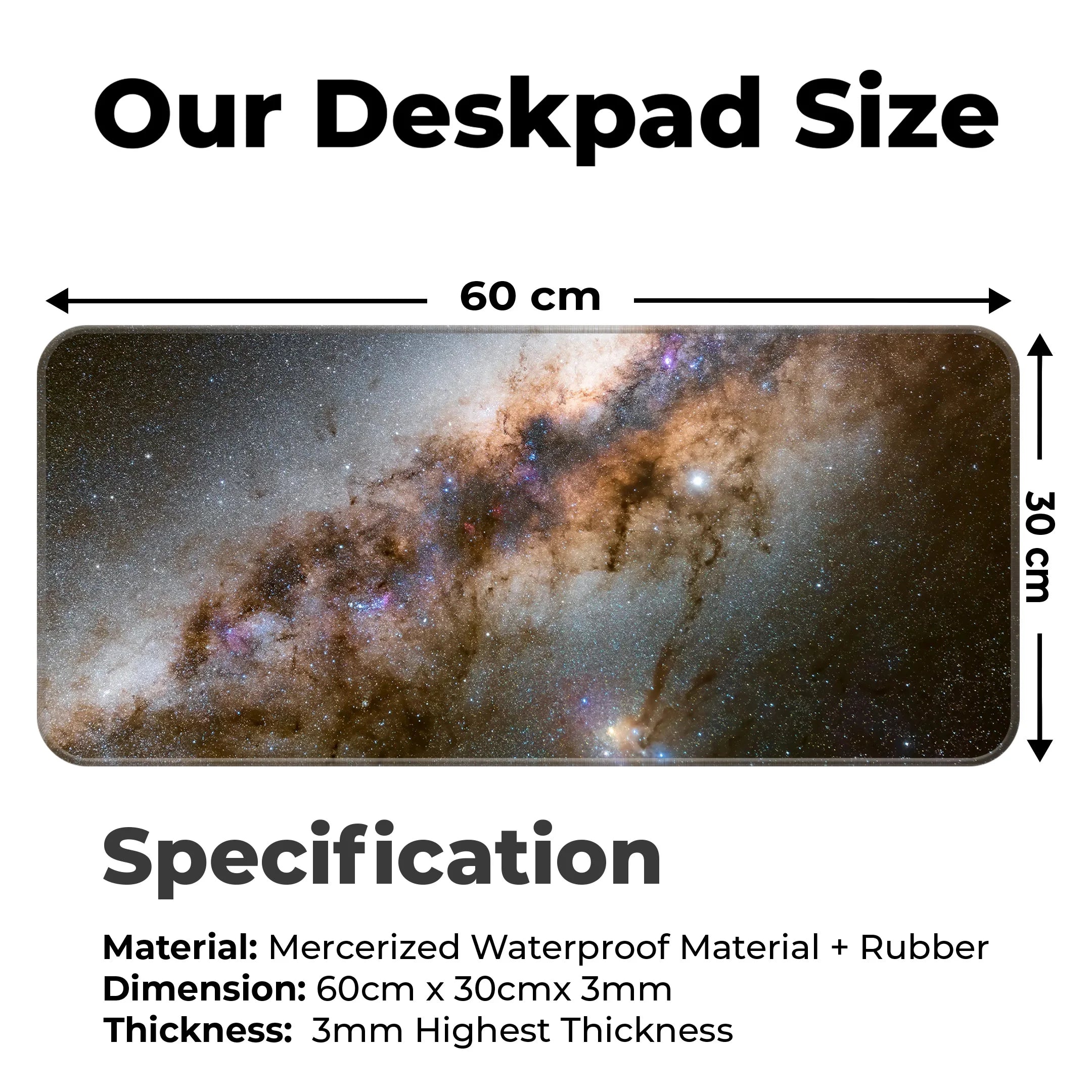 Spiral Galaxy Deskmat