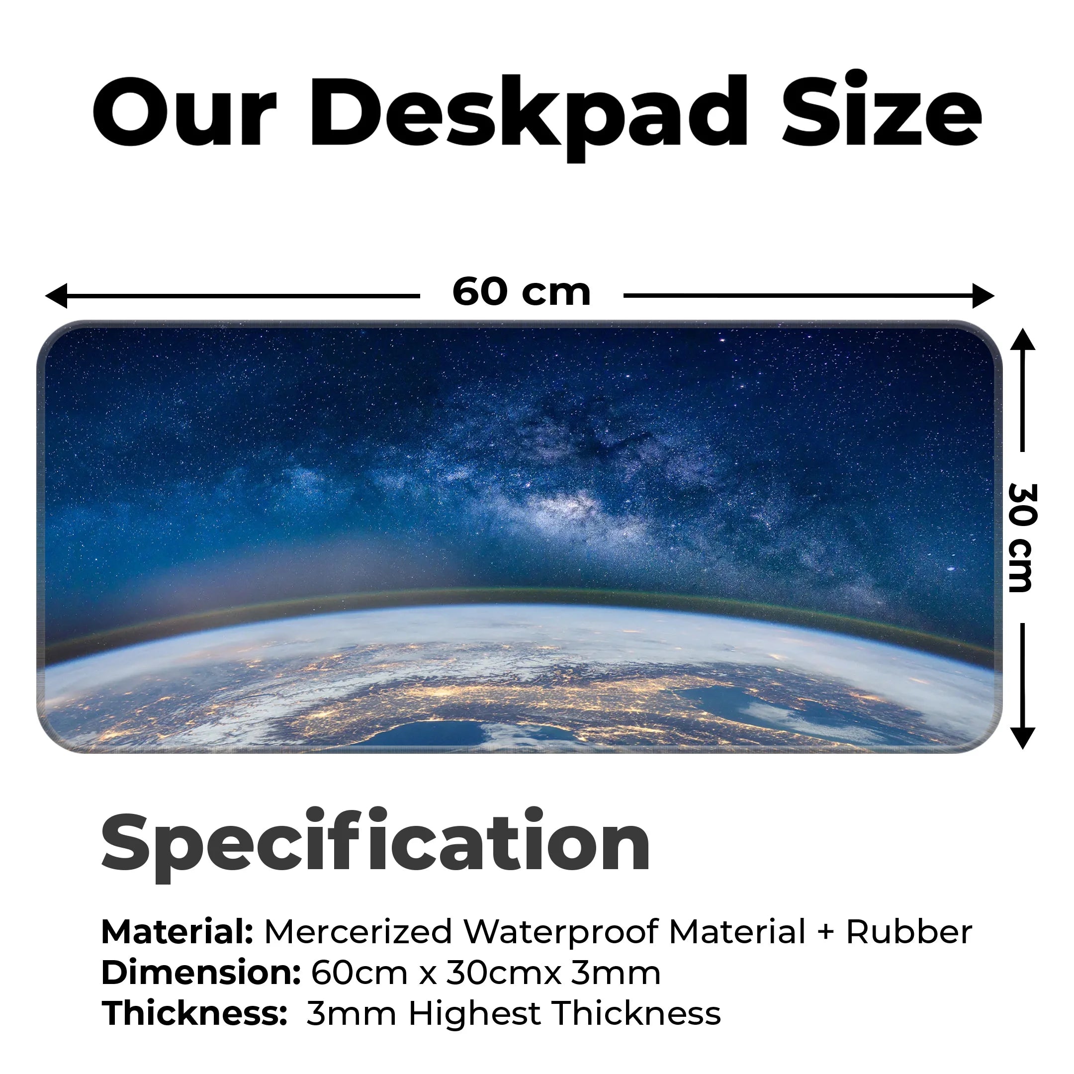 Spiral Galaxy Deskmat