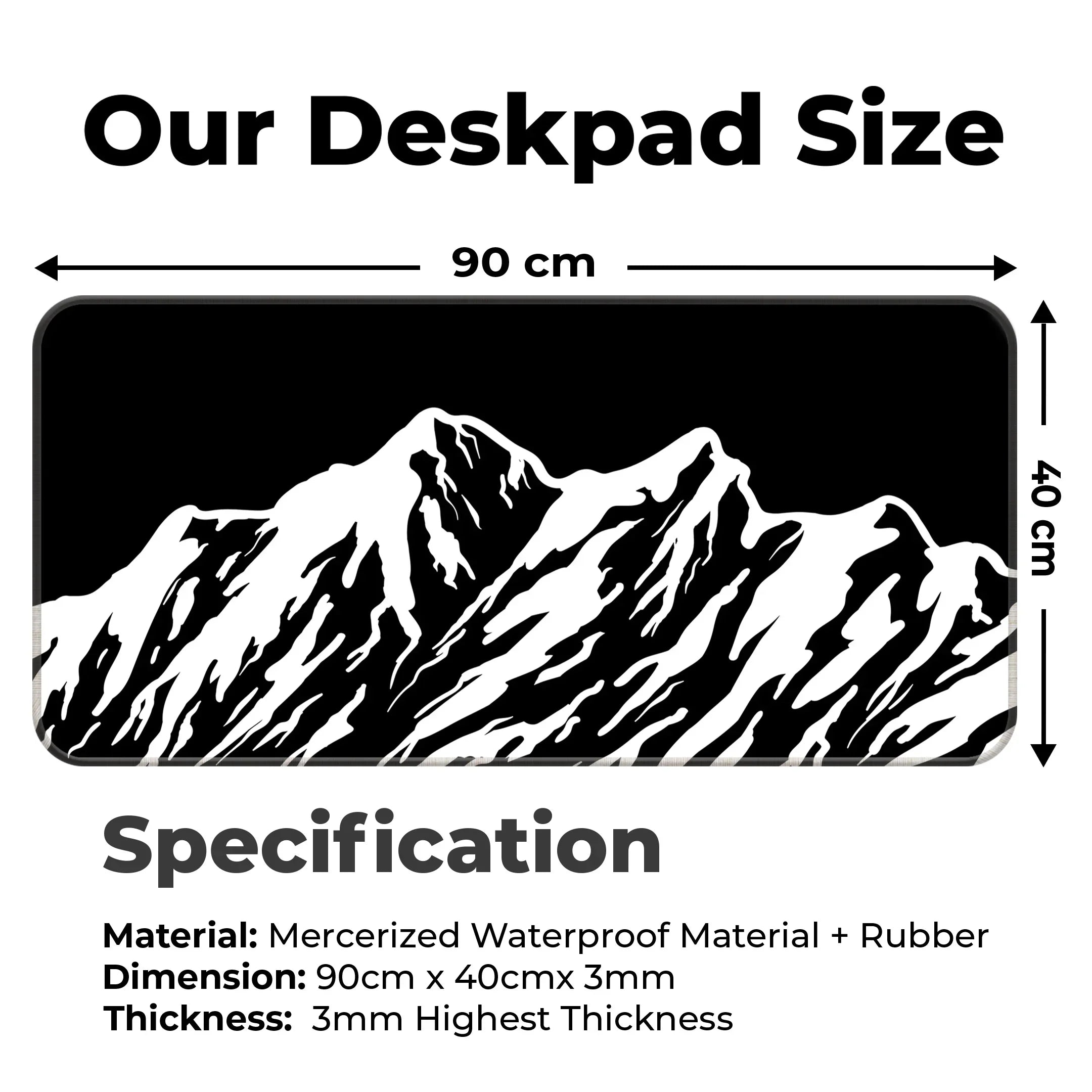 Black Mountain Design Desk Mat