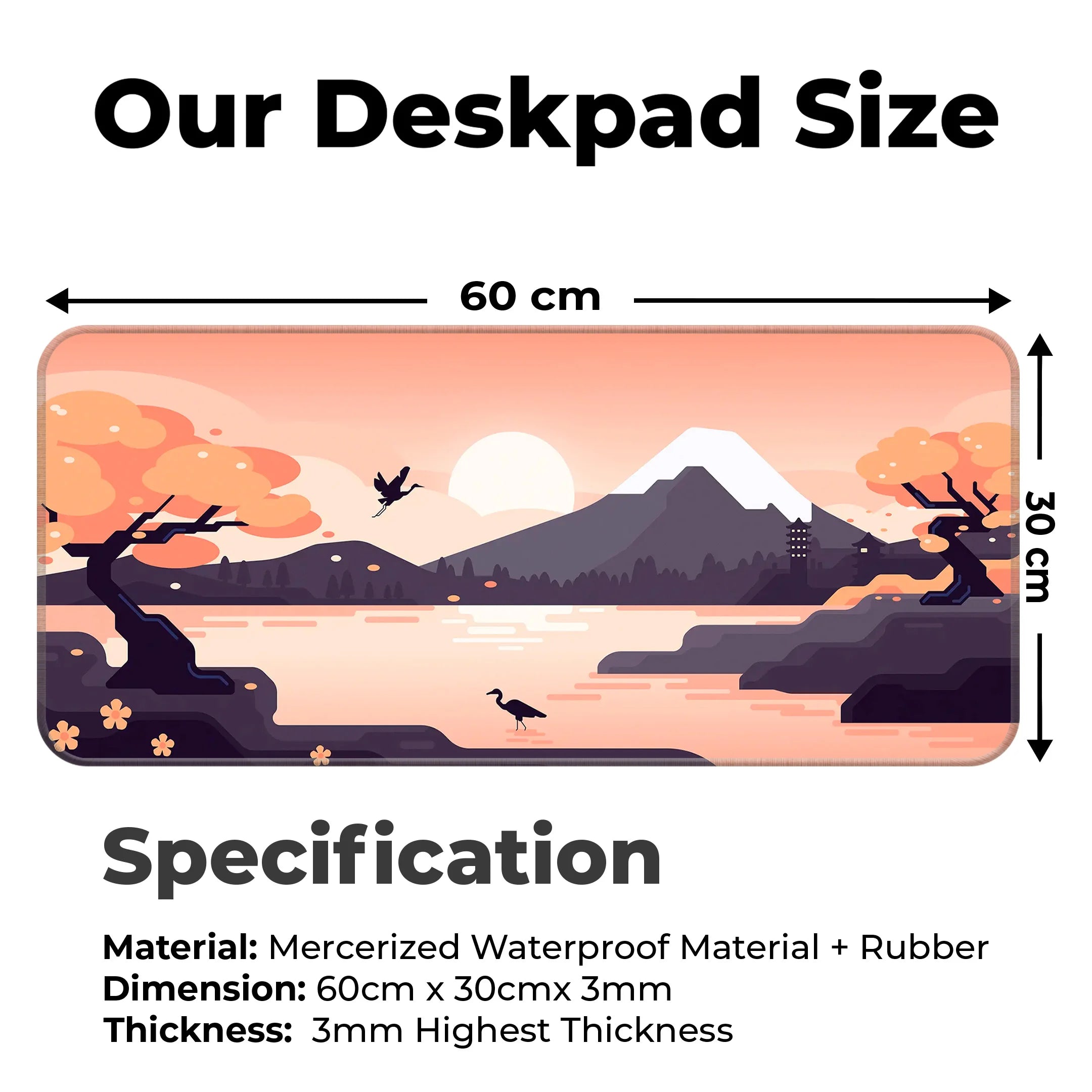 Mount Fuji Deskmat