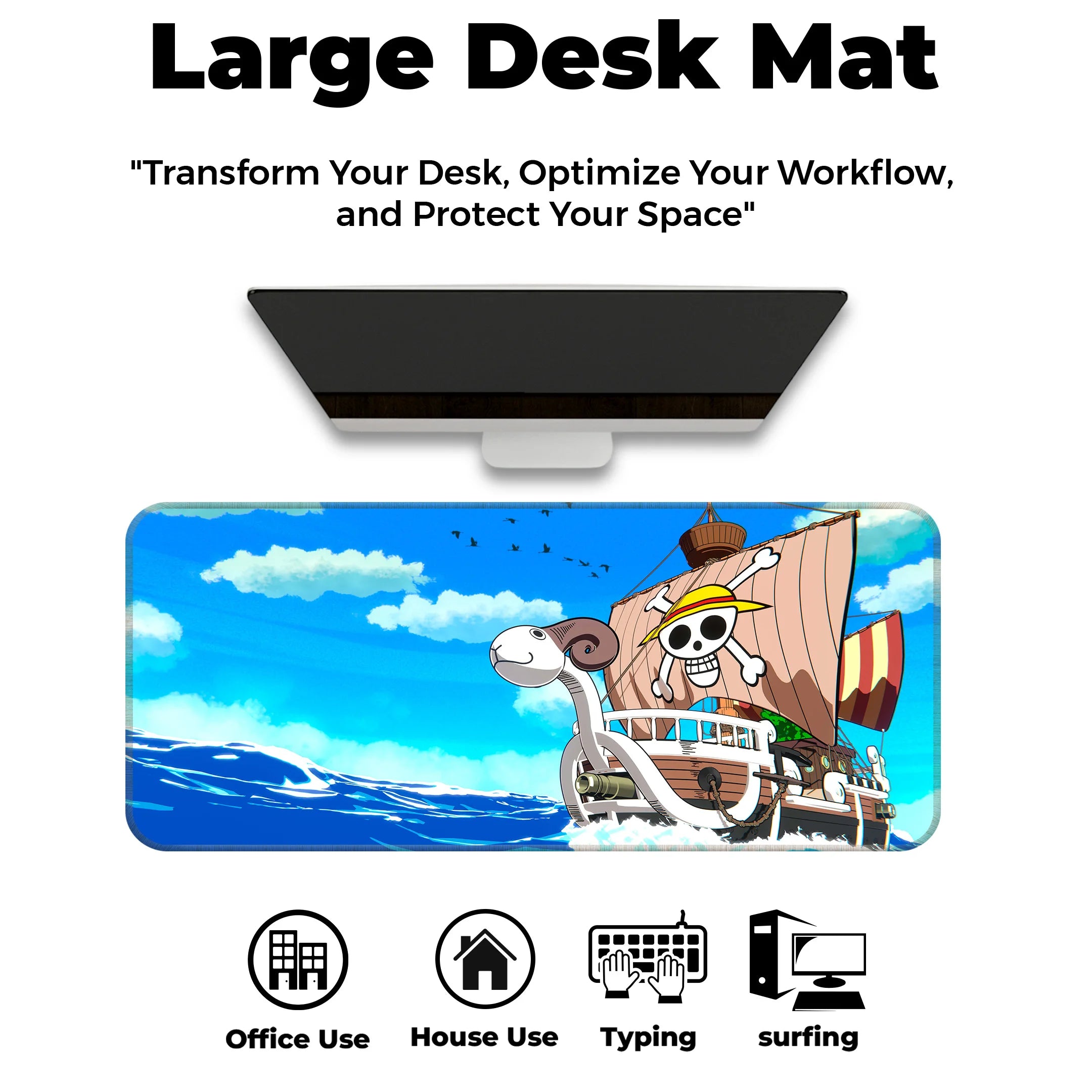 One Piece Going Merry Adventure  Deskmat