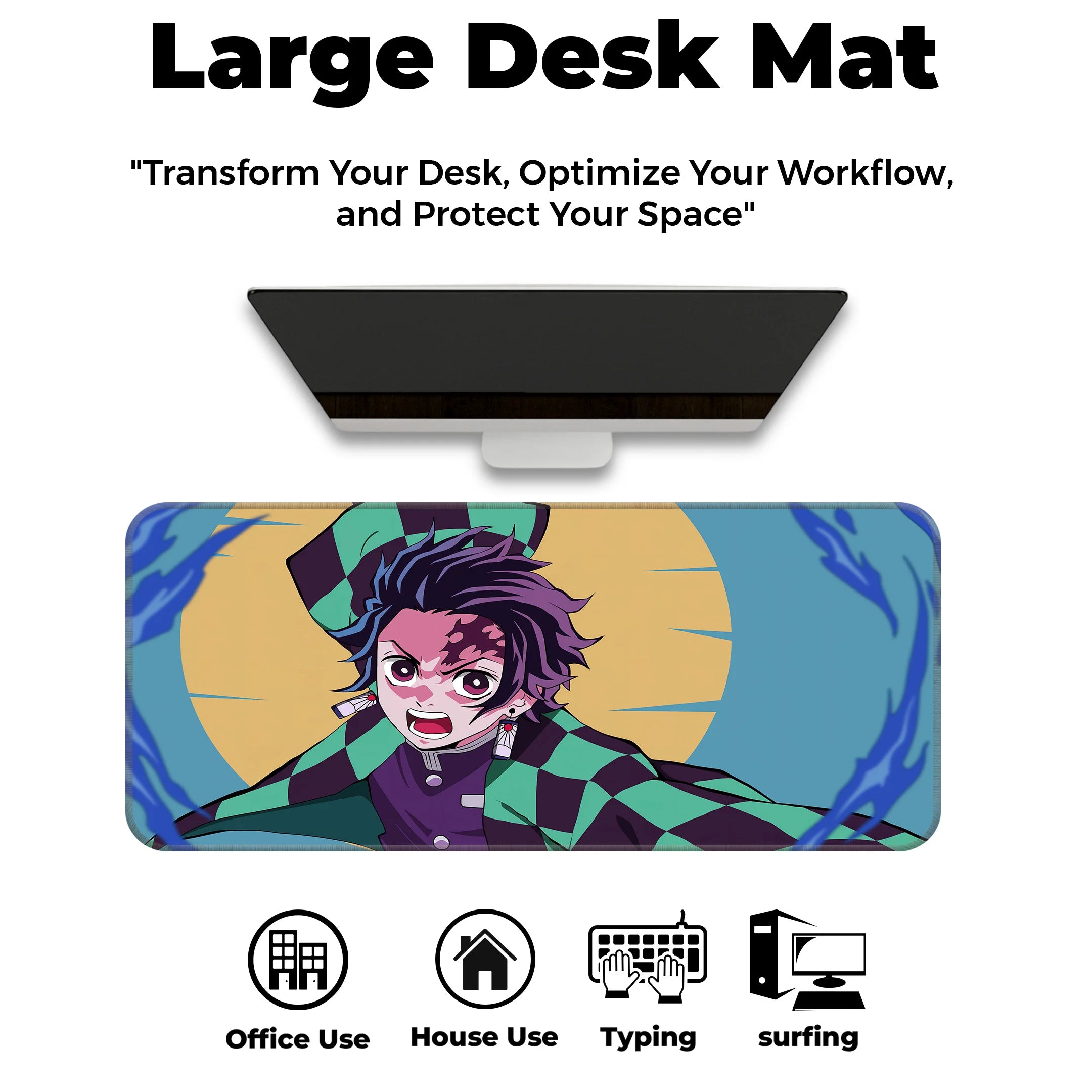 Tanjiro Kamado - Demon Slayer Deskmat