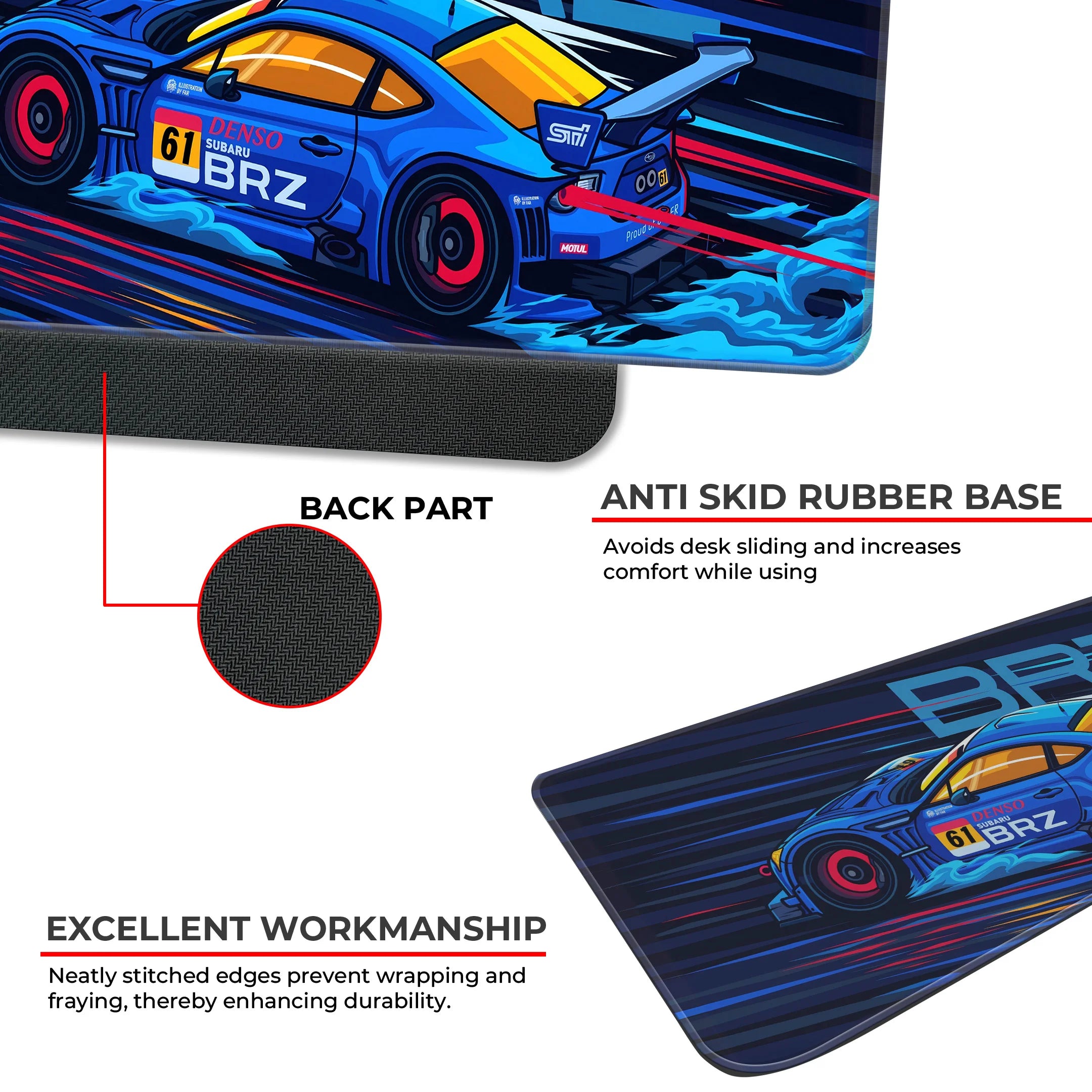 Subaru BRZ Deskmat