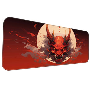 Oni Demon Mask Art Deskmat