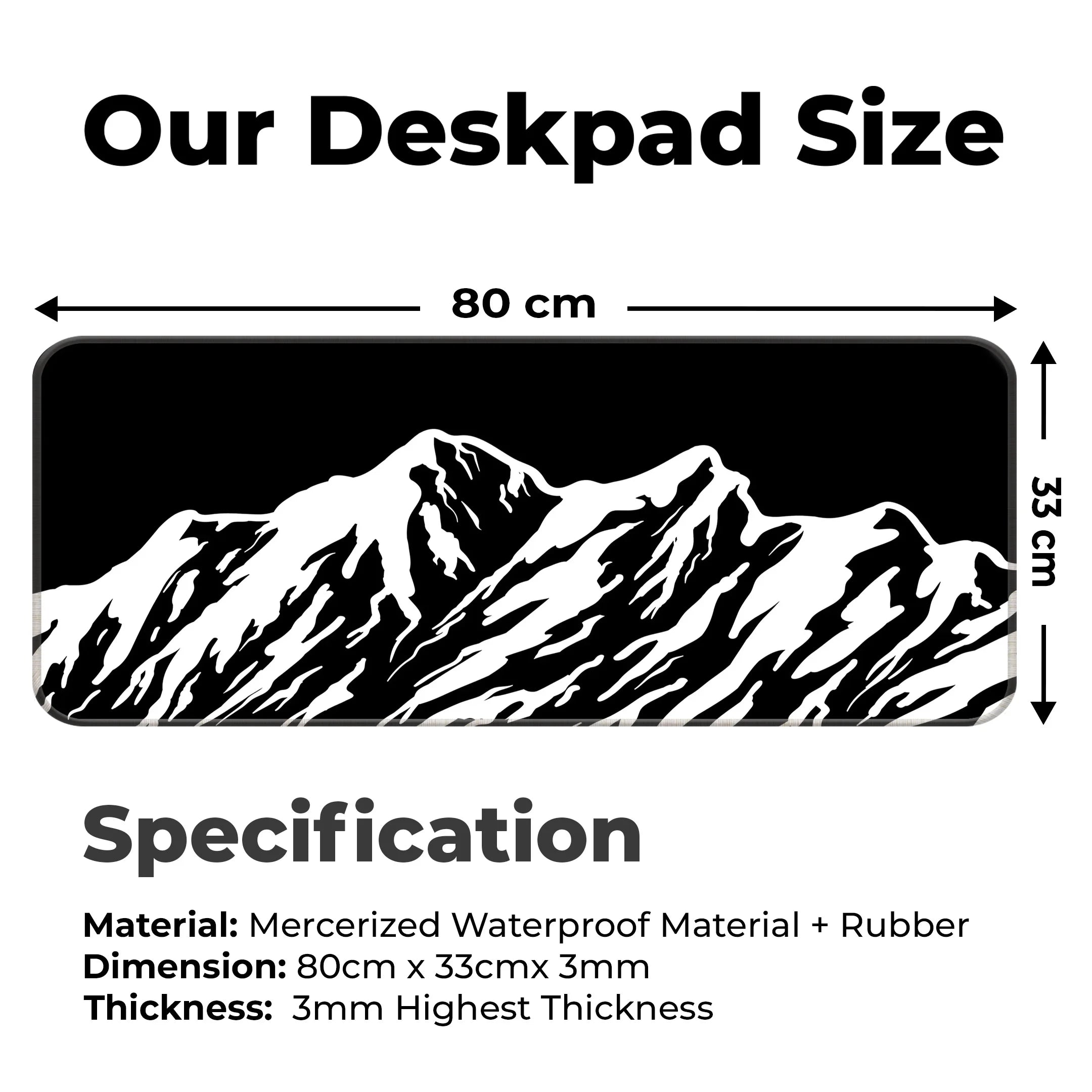 Black Mountain Design Desk Mat