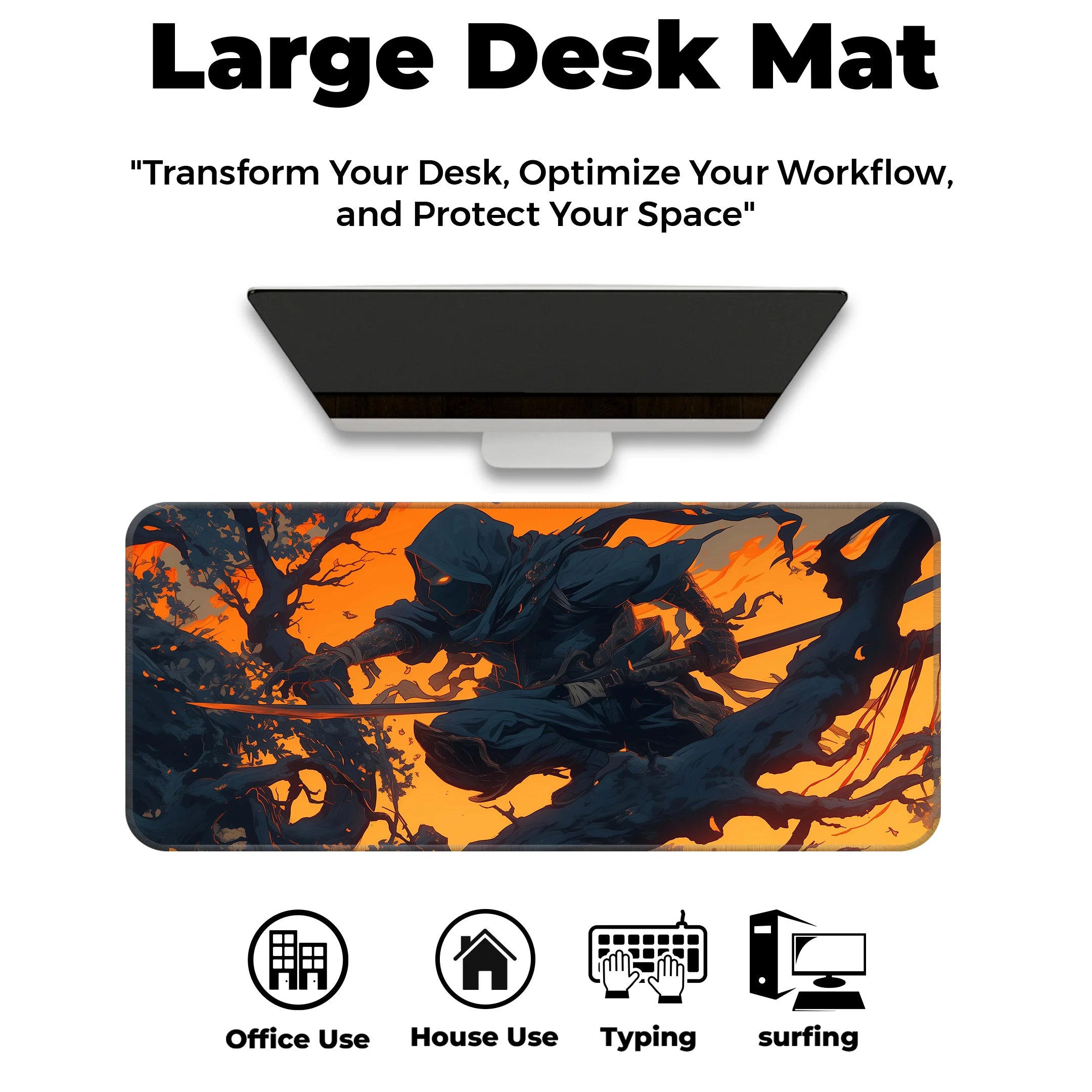 Shadow Assassin Ninja Deskmat