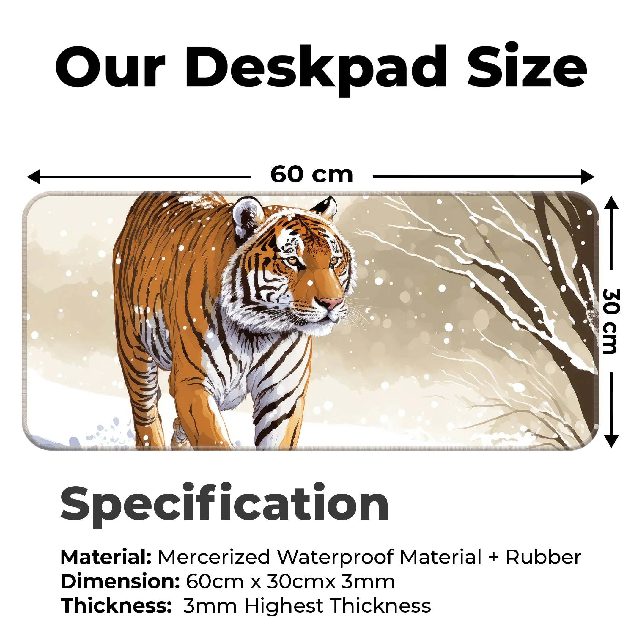 Tiger Sun Deskmat