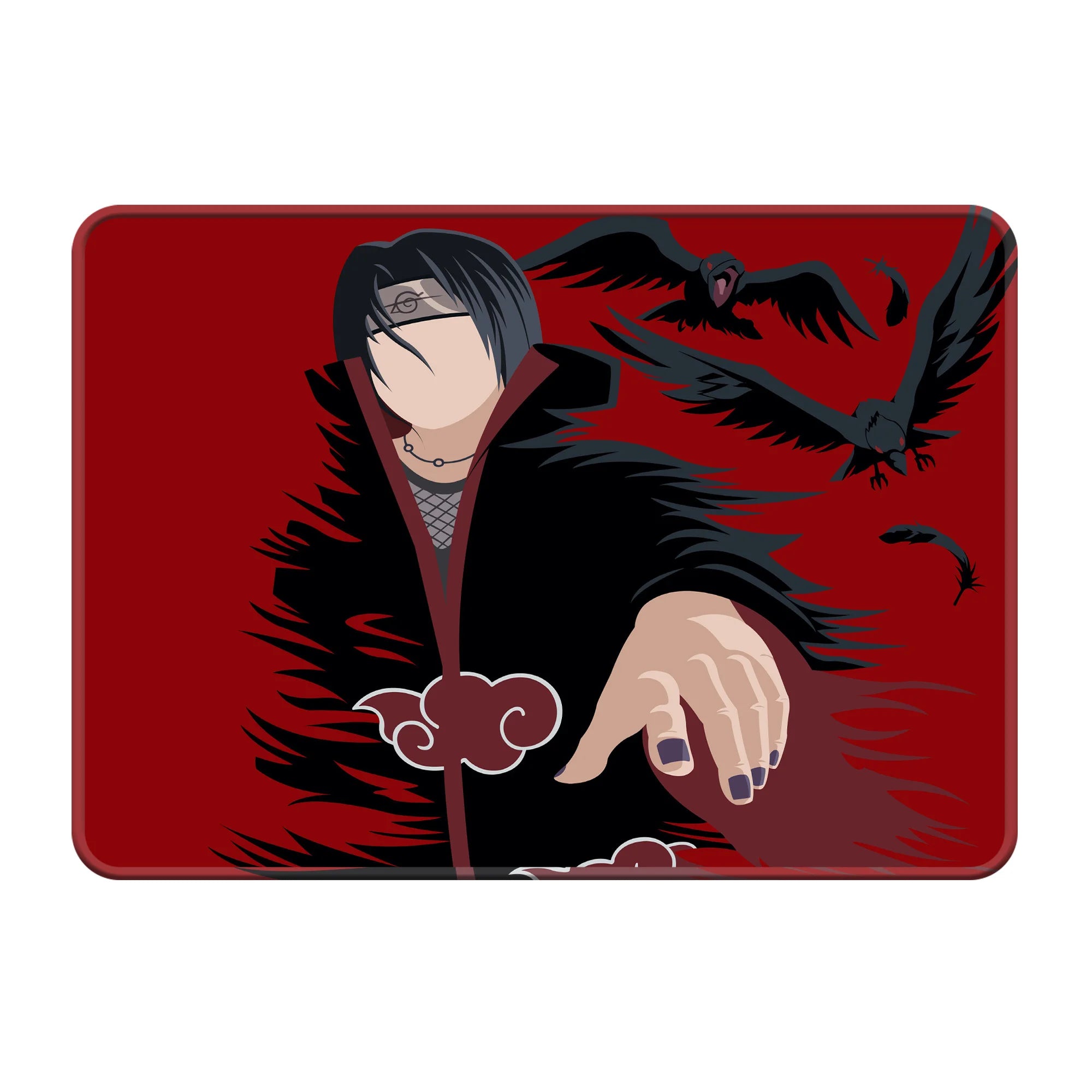 Itachi Uchiha Minimalist Sharingan – Naruto Anime Gaming Mousepad