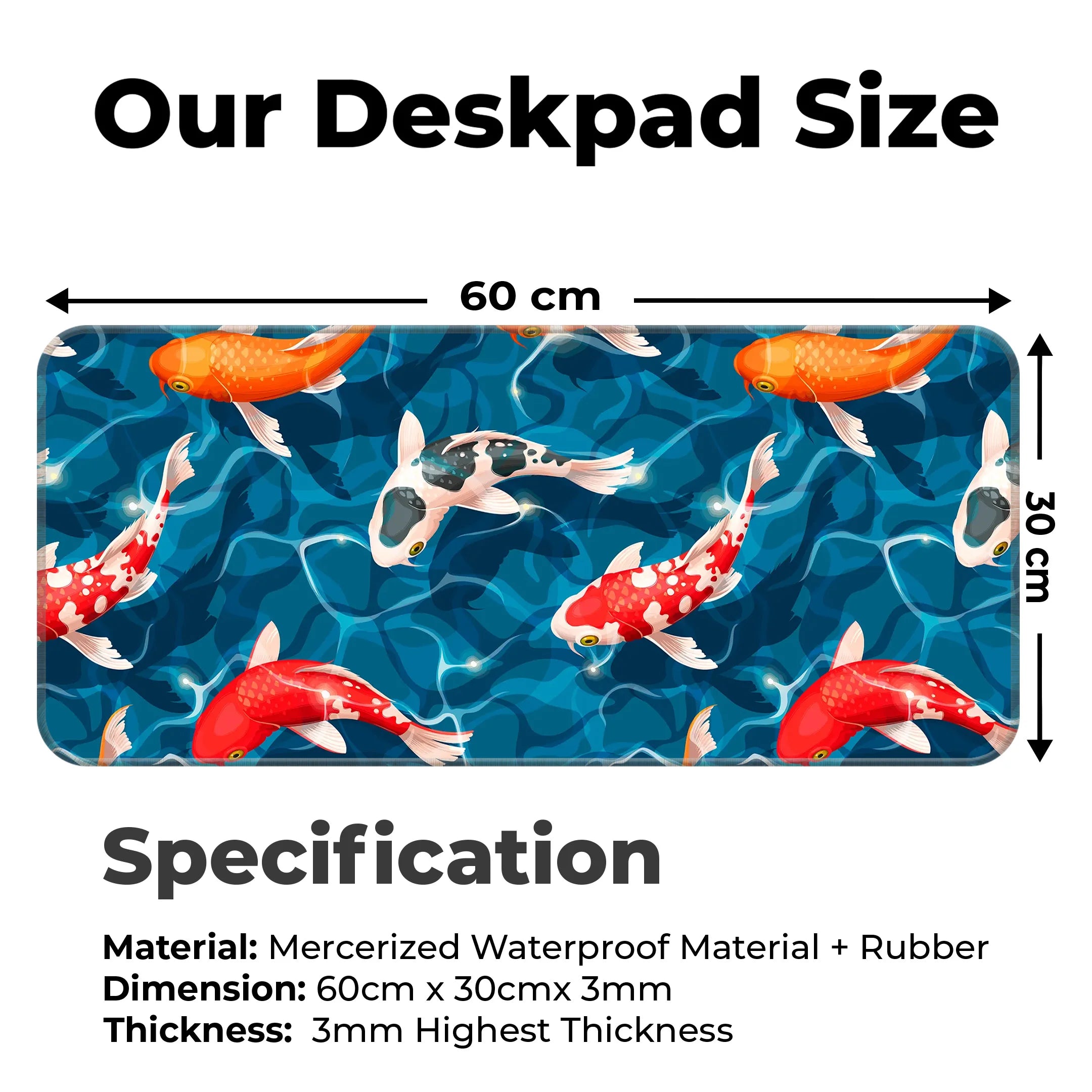 Koi Fish Deskmat