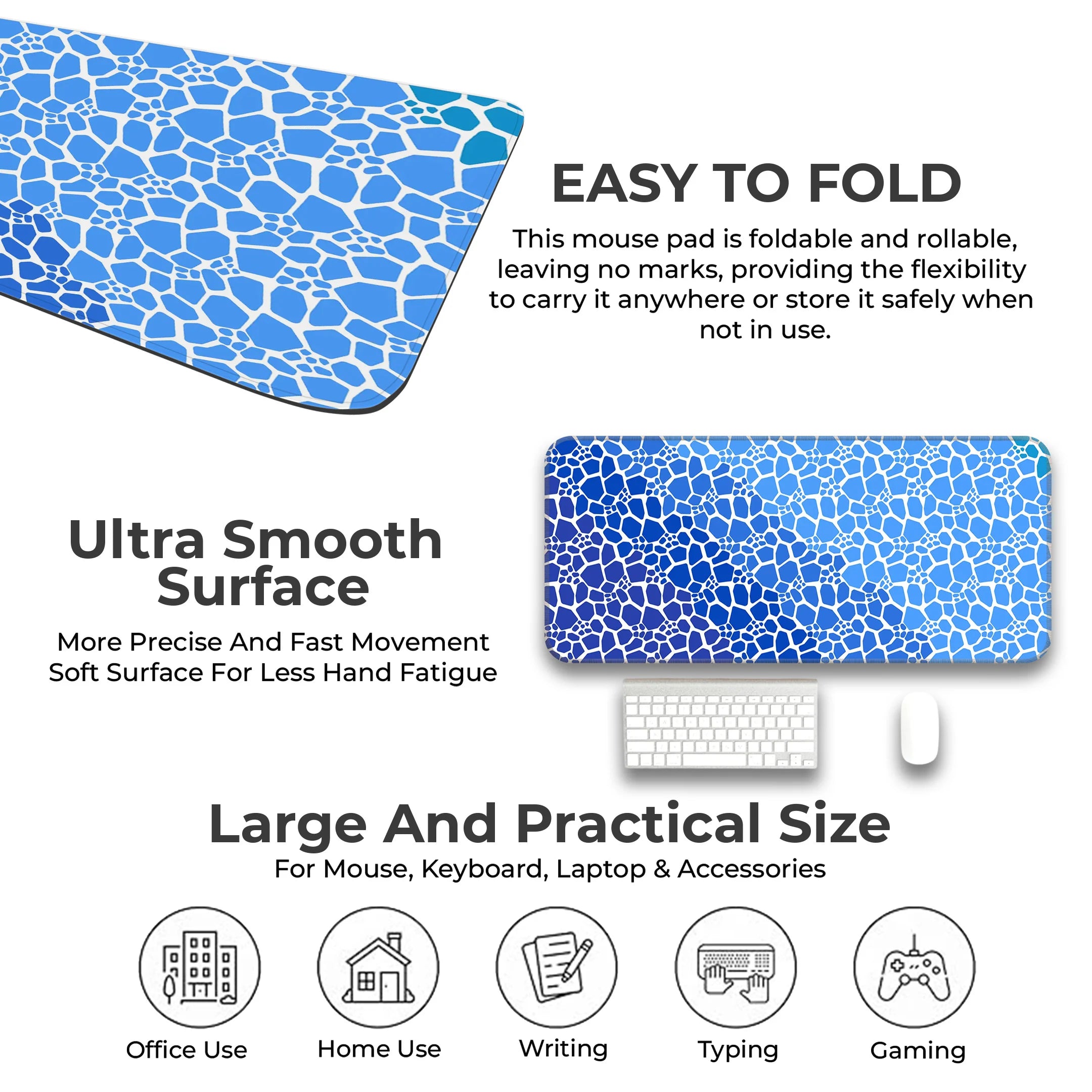 Rock pattern Deskmat