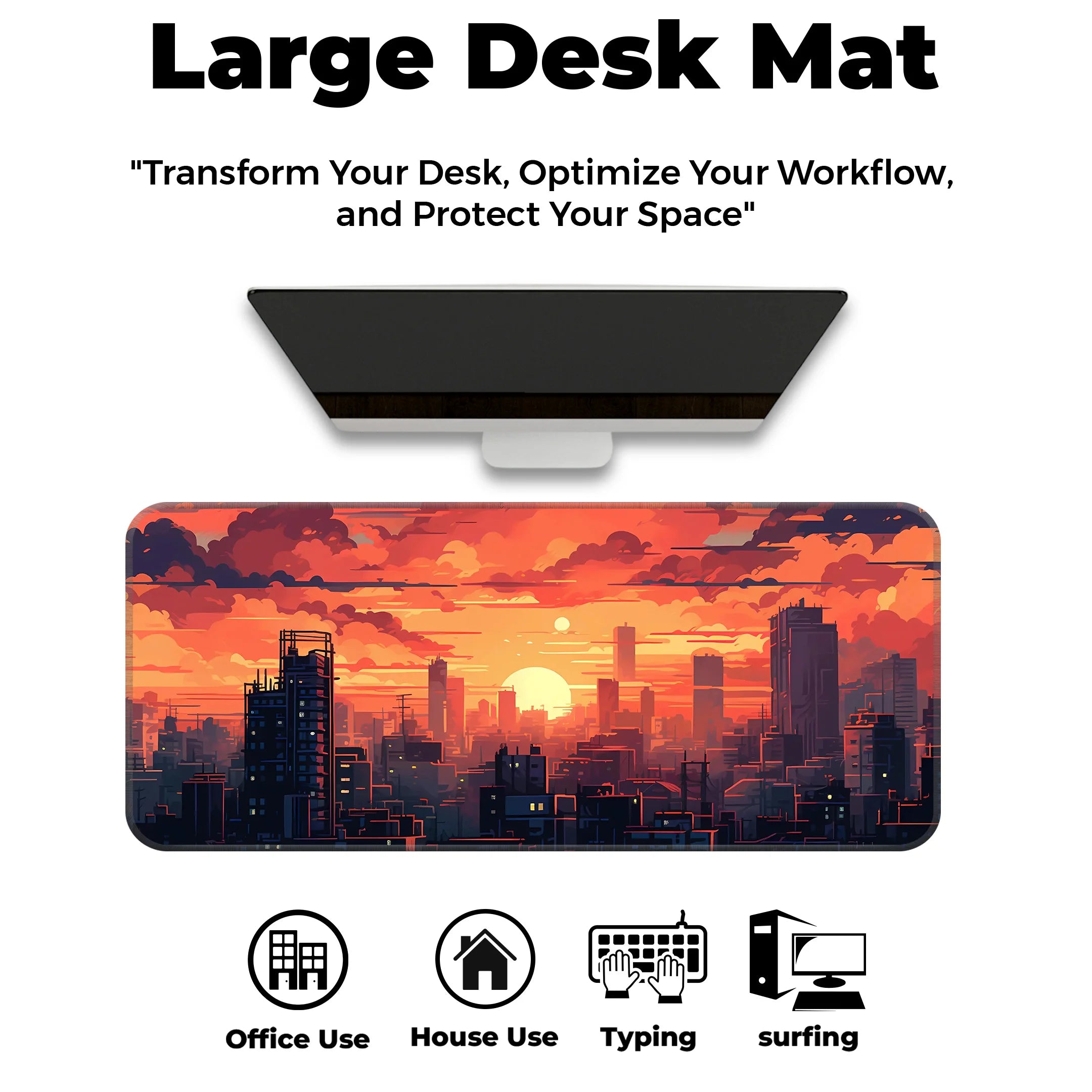 Night City Deskmat