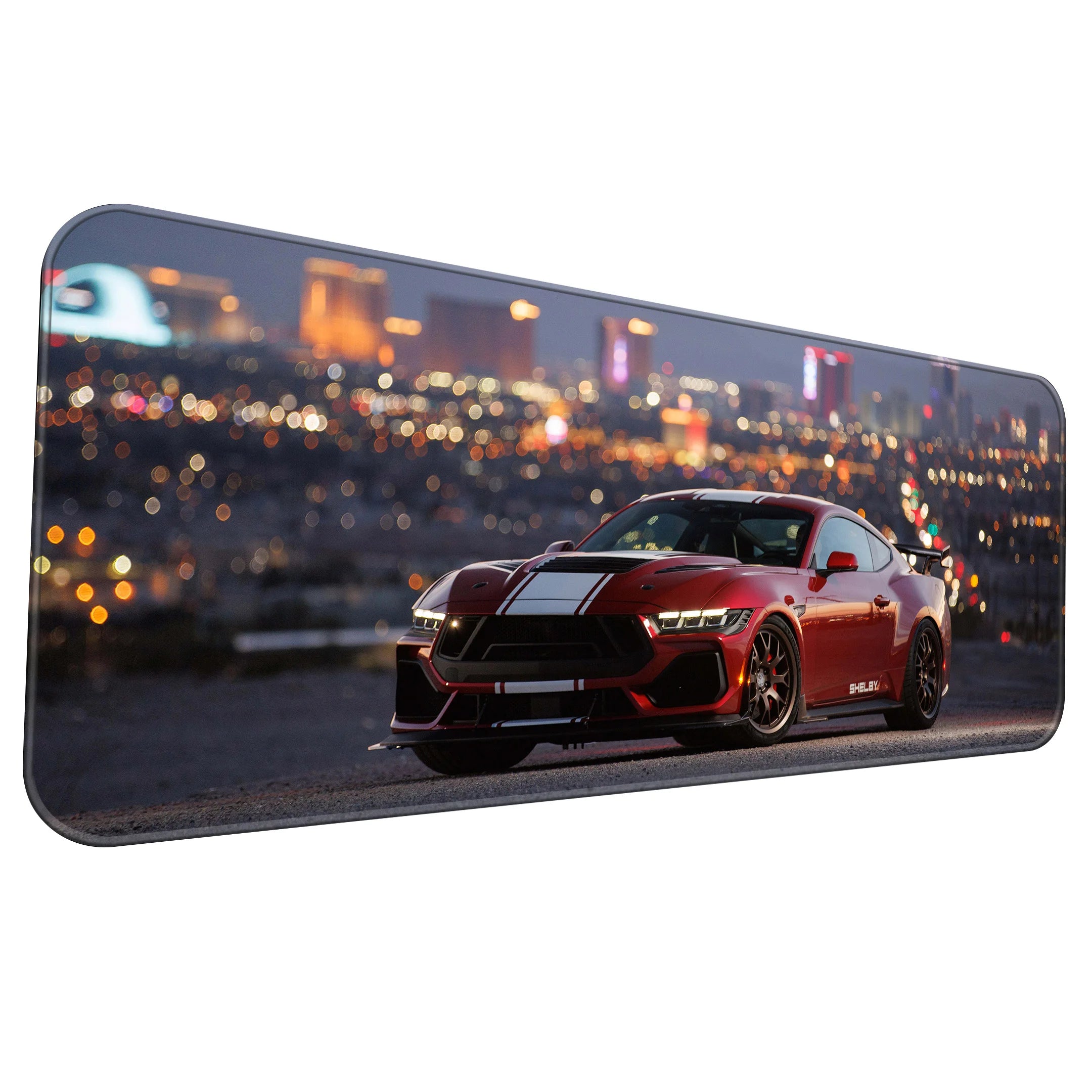 Night Drive Muscle Car Deskmat